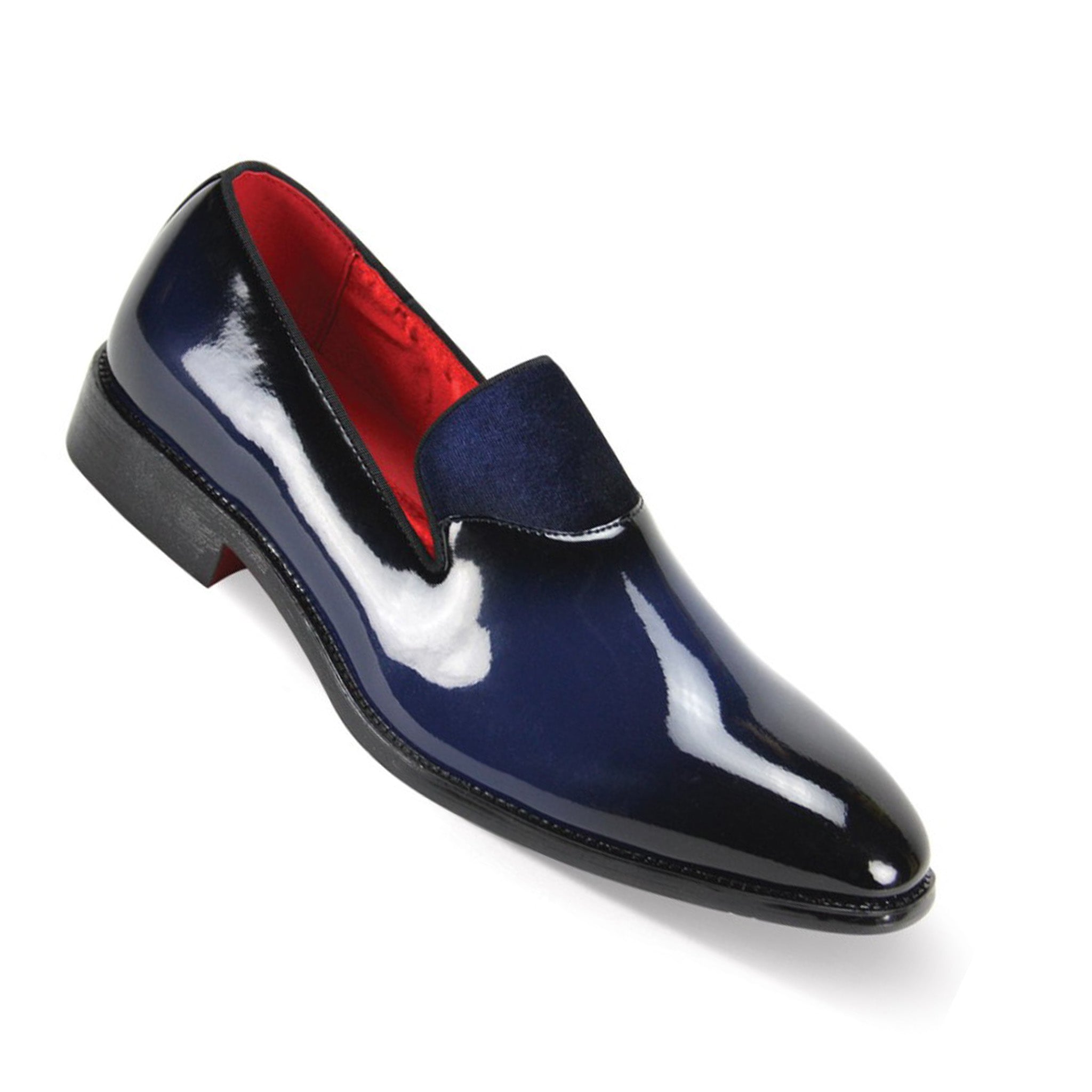 Navy Patent Fashion Loafer