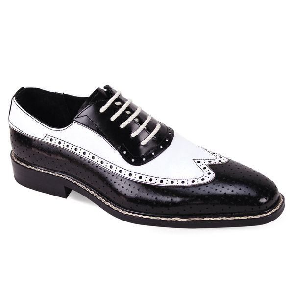 Black and White Spectator D&K SUIT DISCOUNTERS