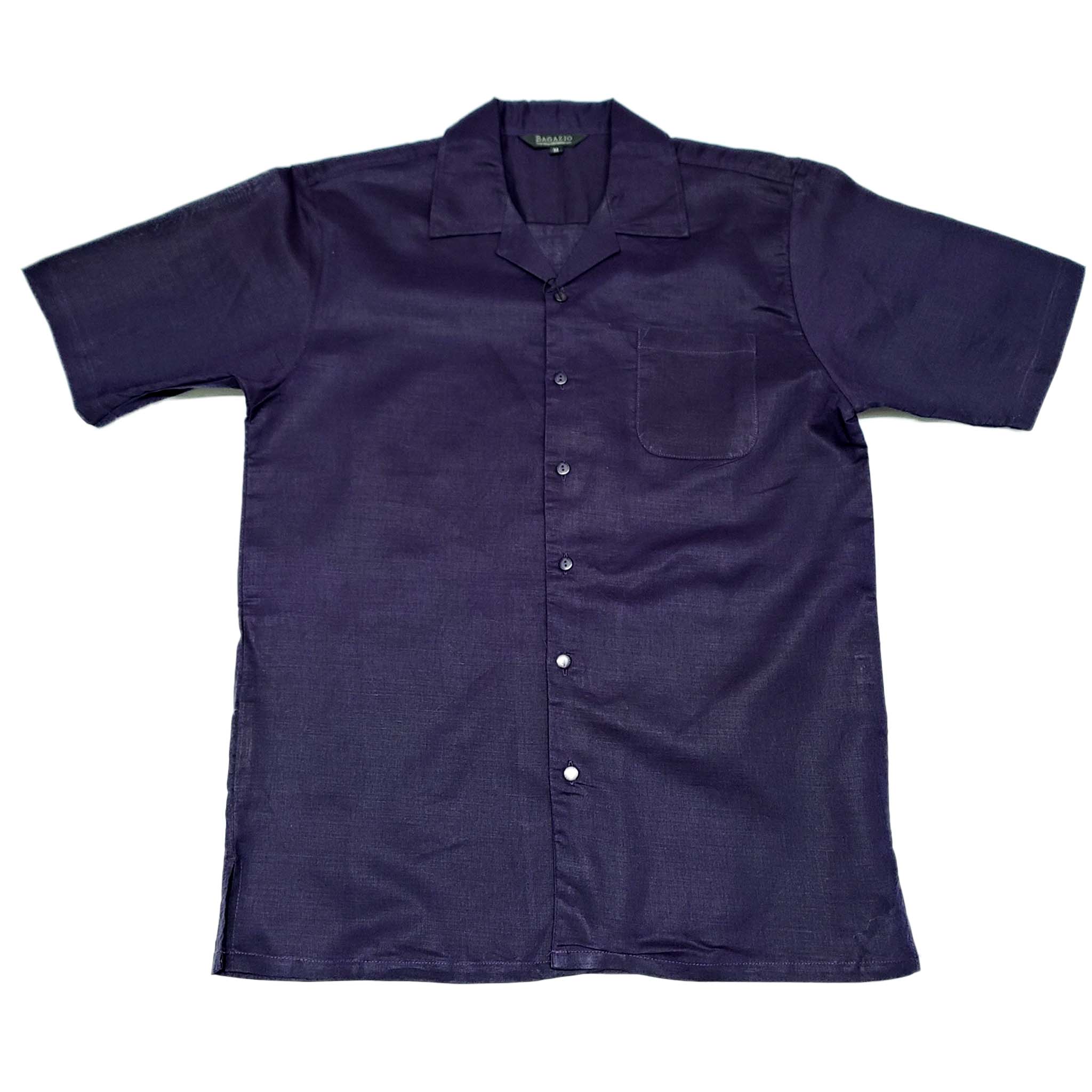 Men's Purple Linen Leisure Suit