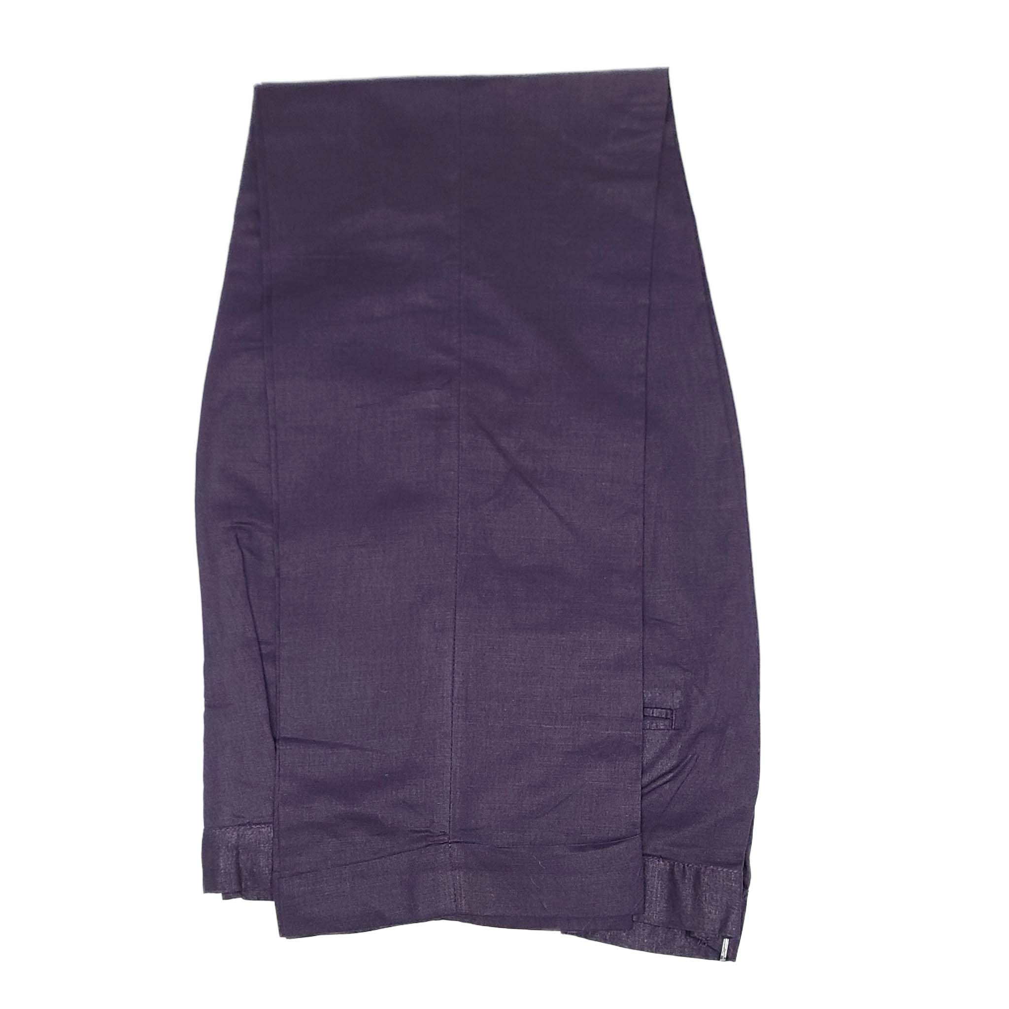 Men's Purple Linen Leisure Suit