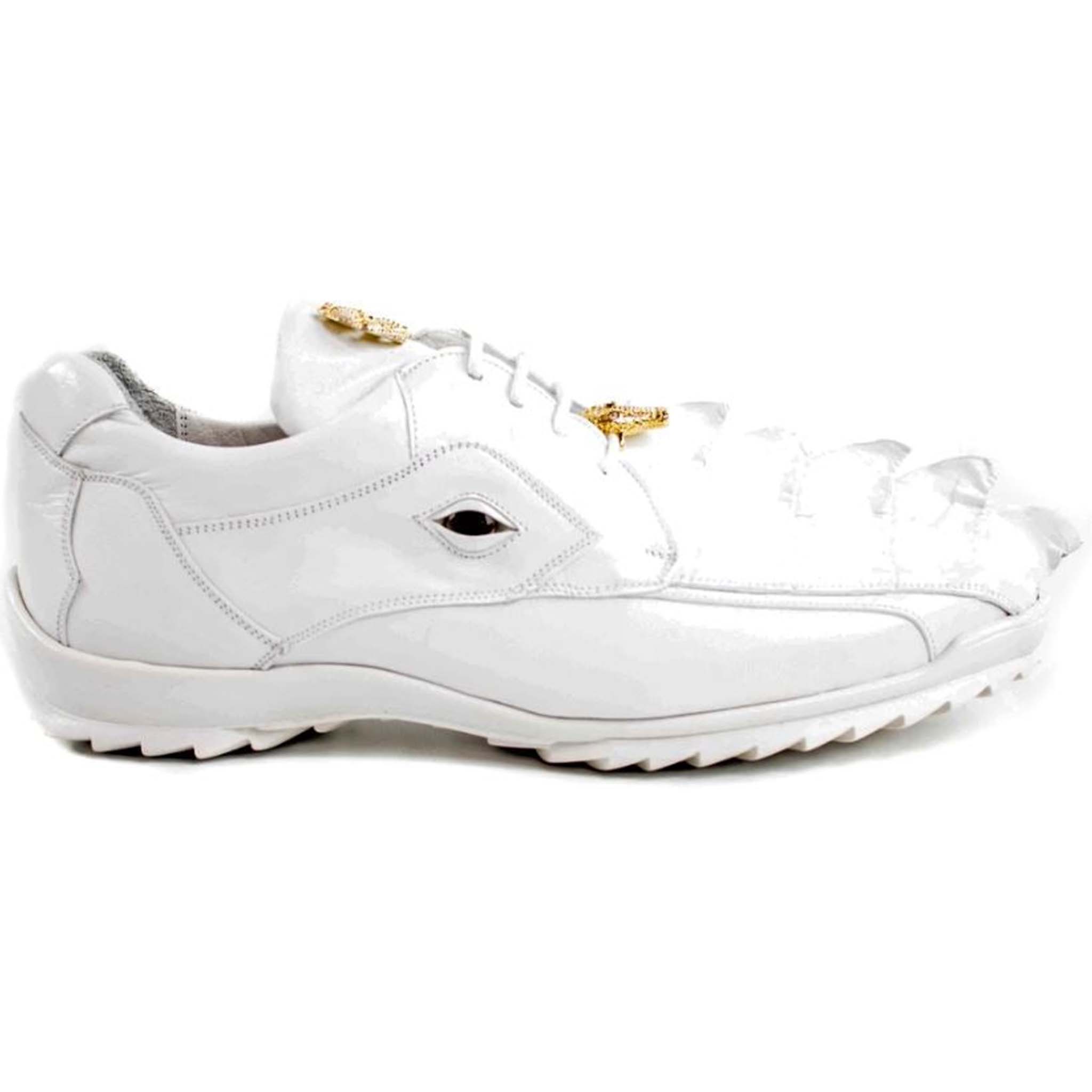 Belvedere White Hornback Sneaker