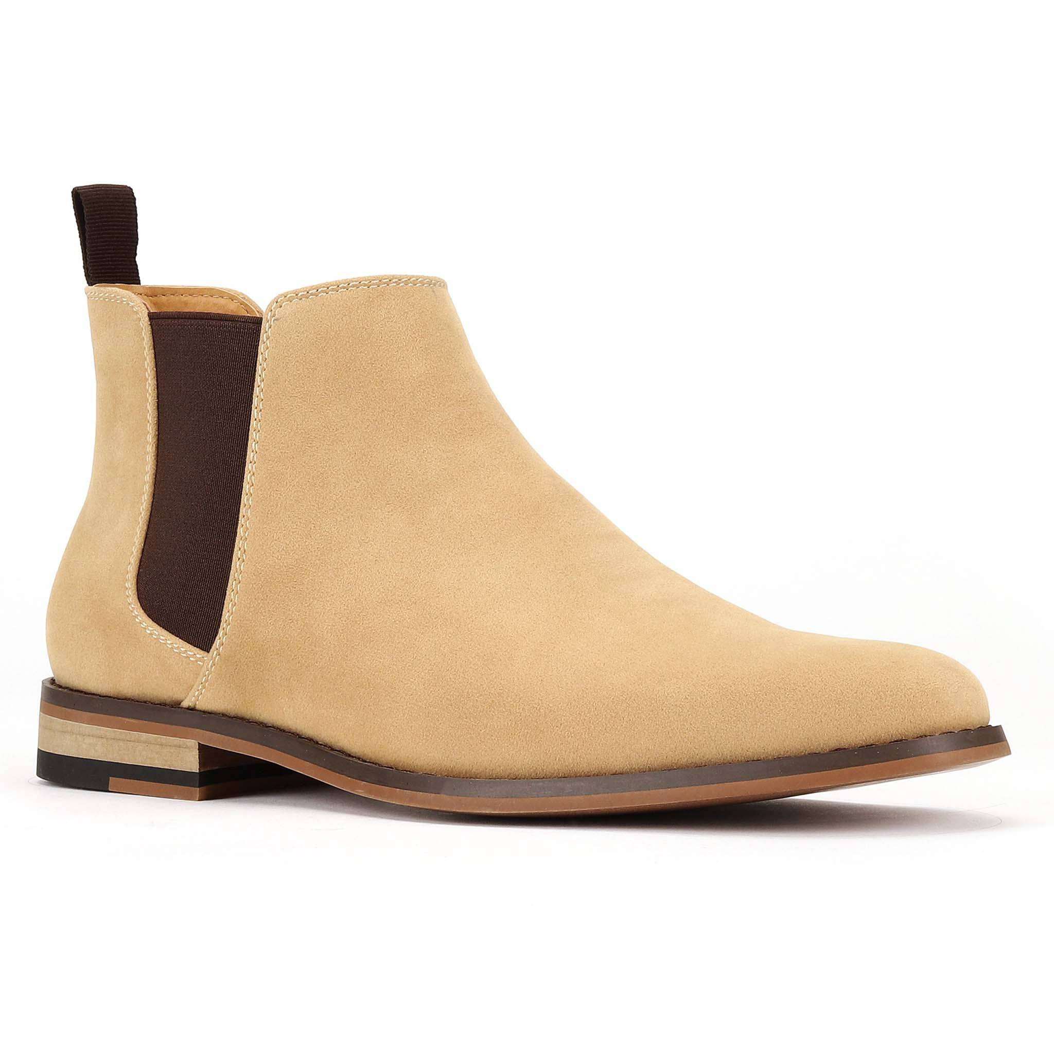 mens beige dress boots Men's Monaco Beige Boots, Size: US9.5 / UK8.5 / EU43, Black