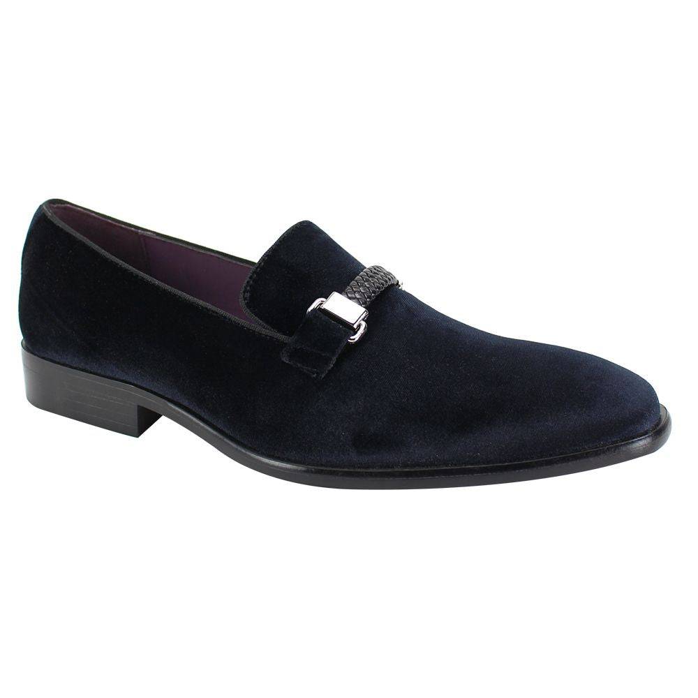 velvet black dress shoes OneDrop Handmade Sequin Black Men Velvet Dress Shoes Wedding Party Prom Loafers Black / 16 main image 1