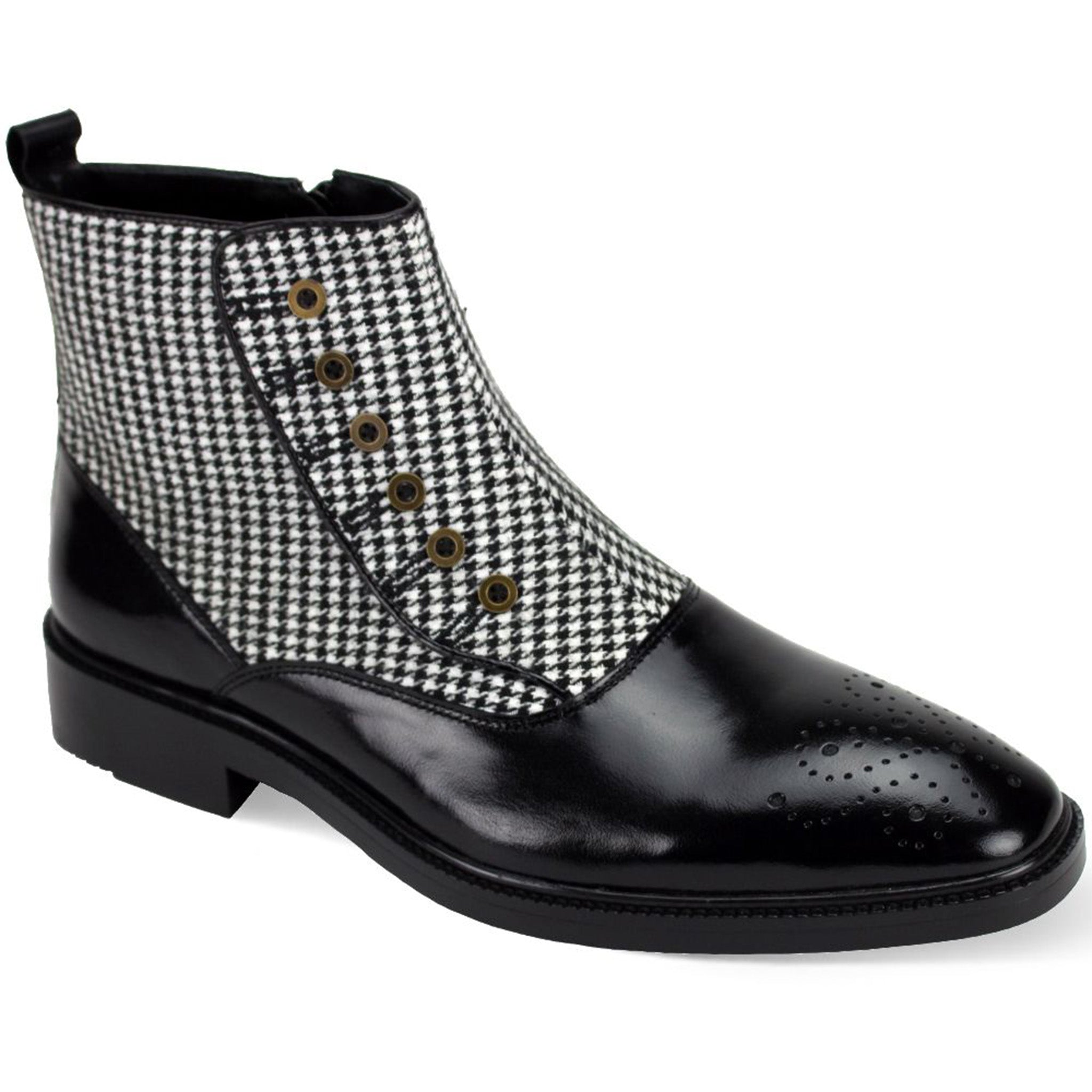 Giovanni Houndstooth Quarter Boots