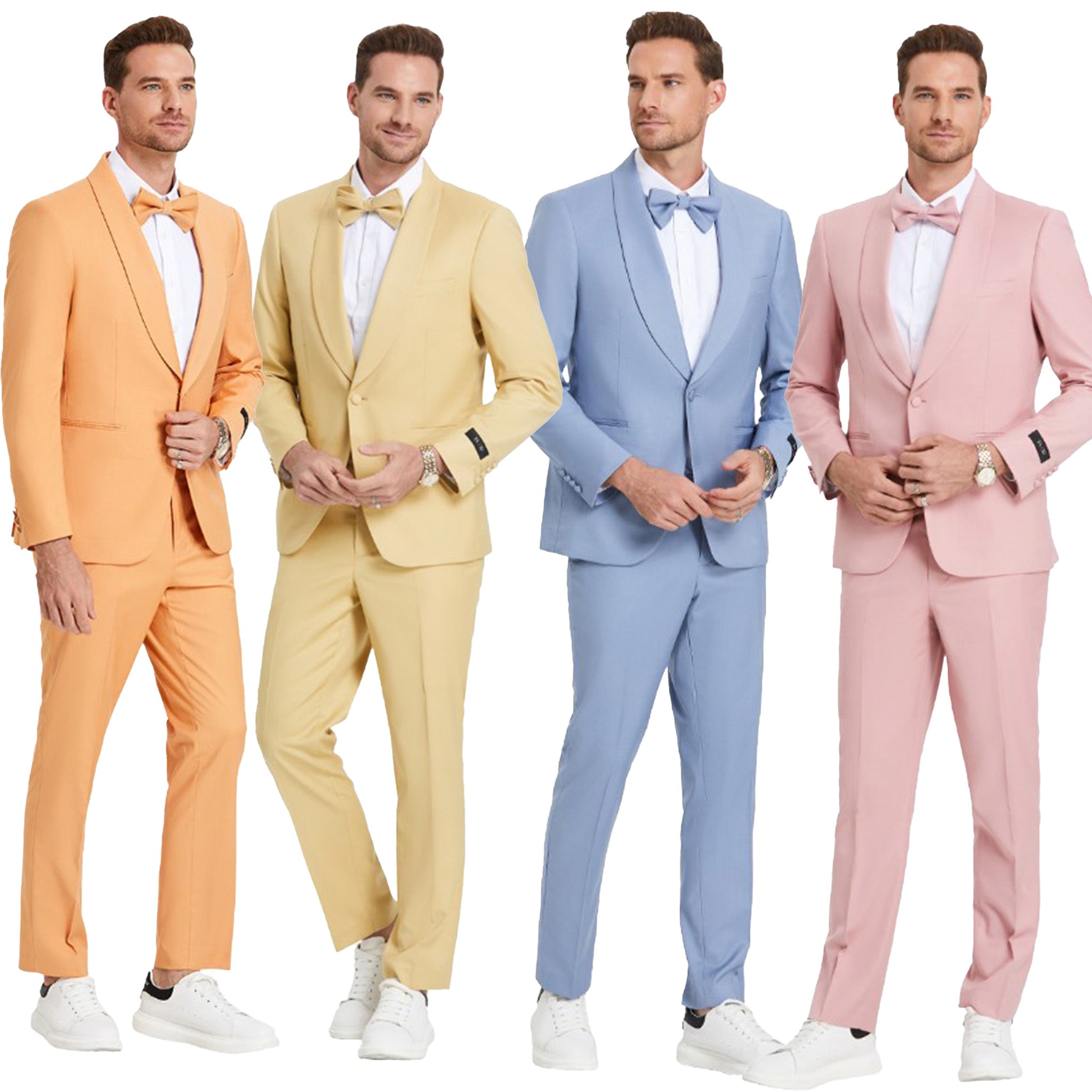 Skinny Fit Formal Suit D&K SUIT DISCOUNTERS