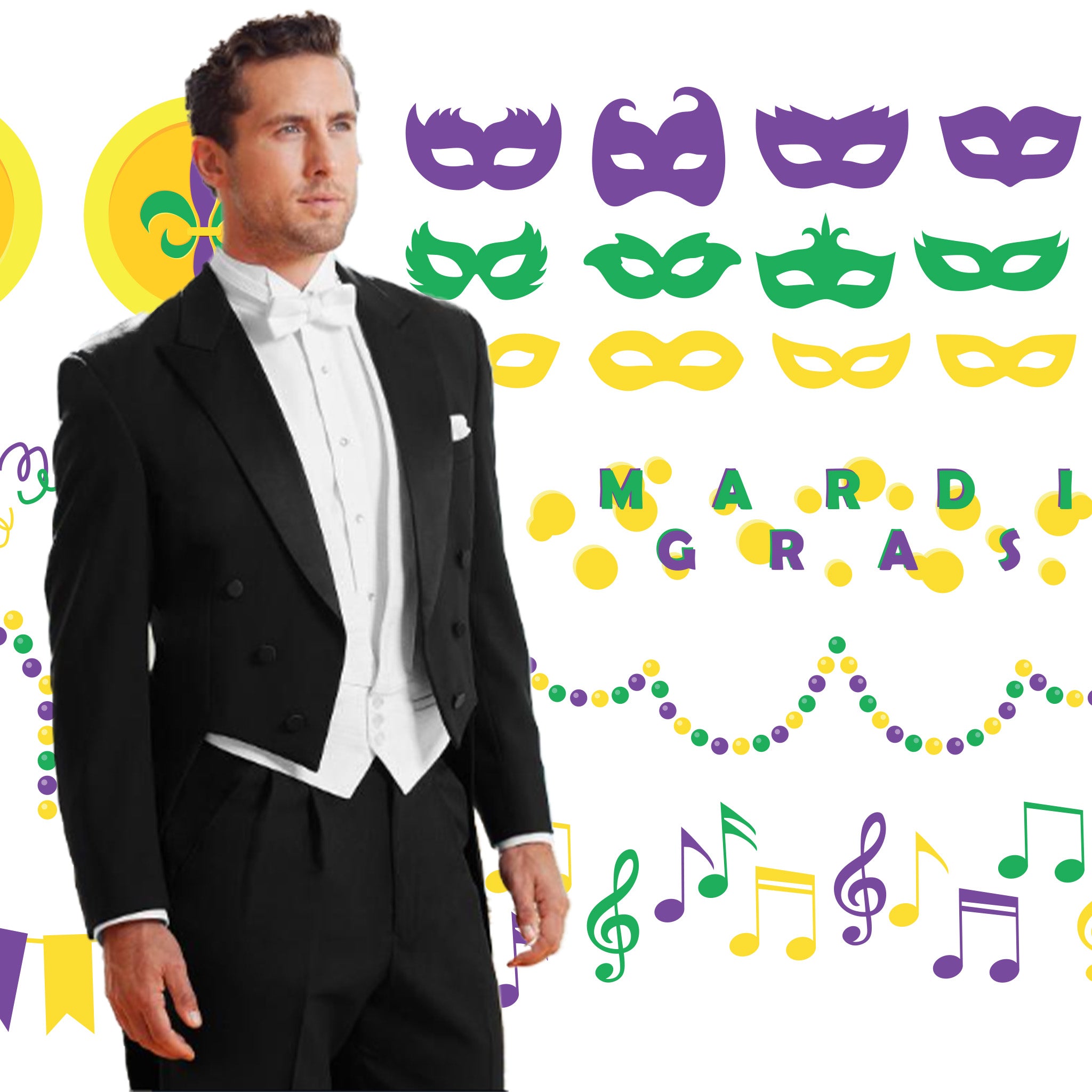 Tuxedo t shirt with tails hotsell