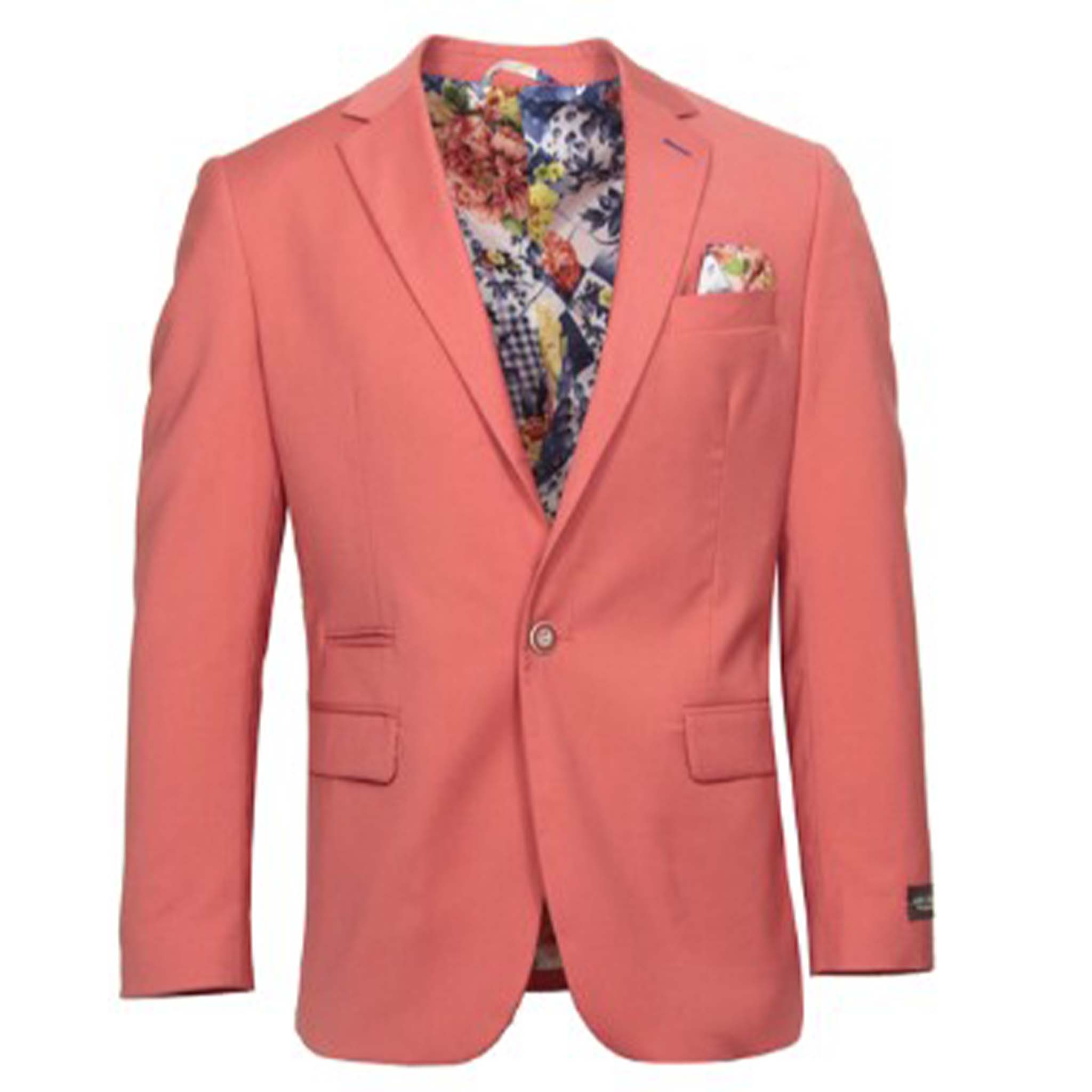 Coral sport coat store