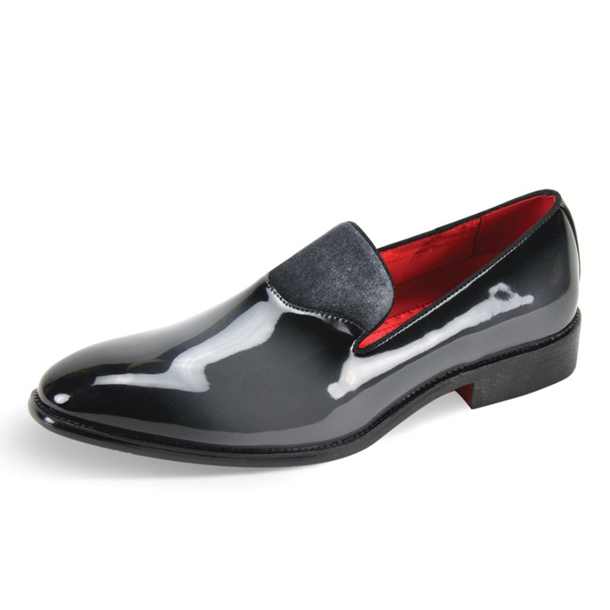 Grey Patent Fashion Loafer