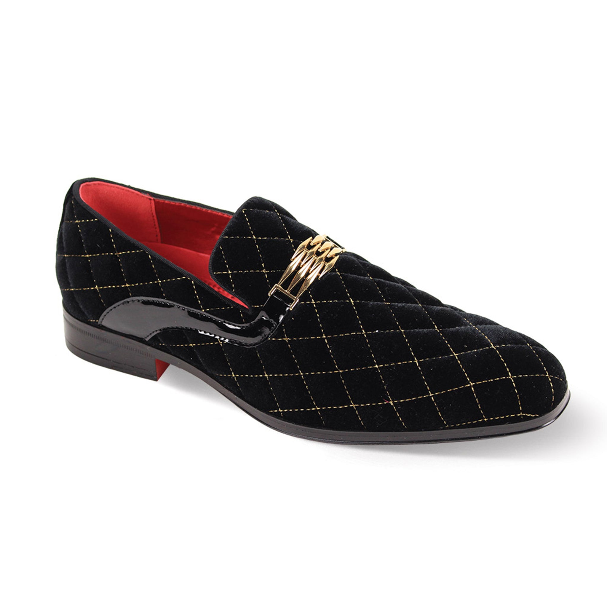 Black Velvet Fashion Loafers