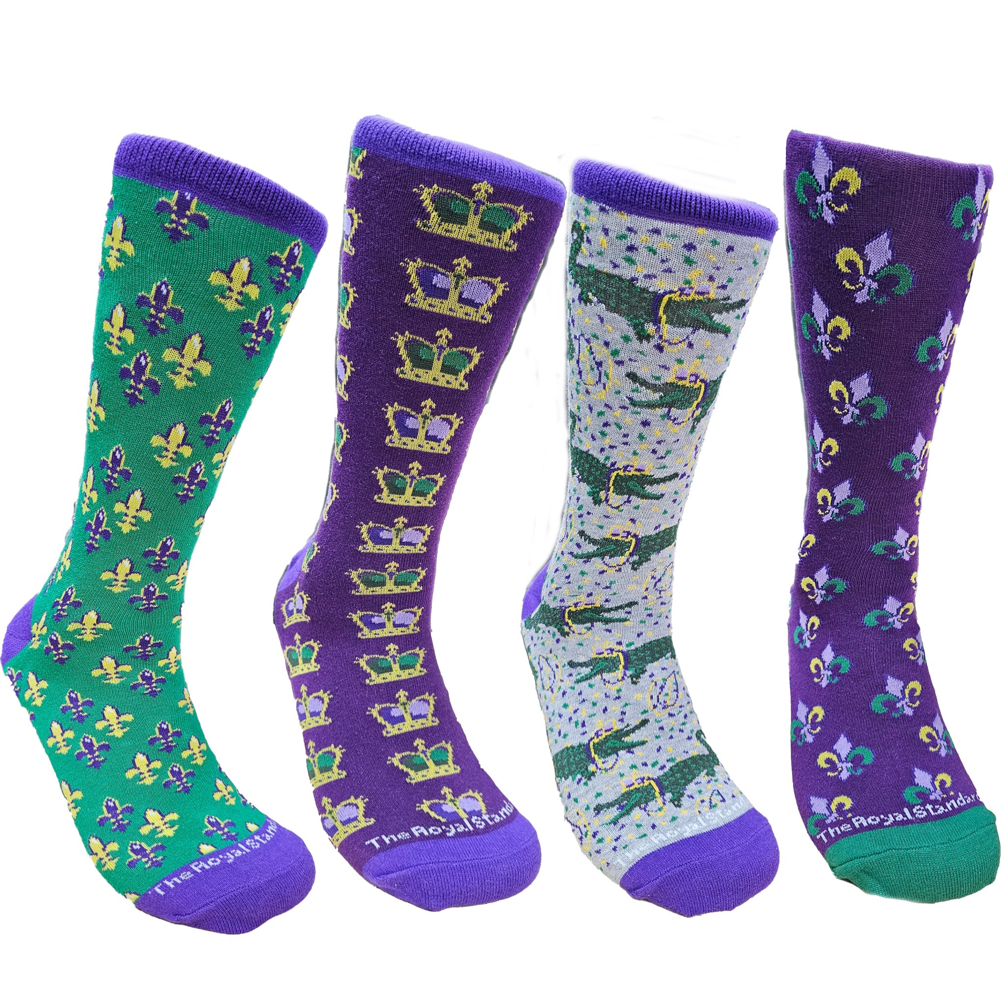 Mardi Gras Socks