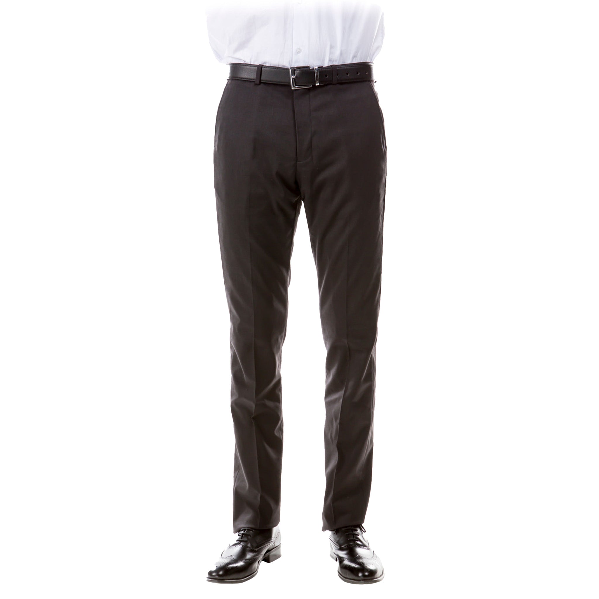 Men's Charcoal Modern Fit Suit Pants