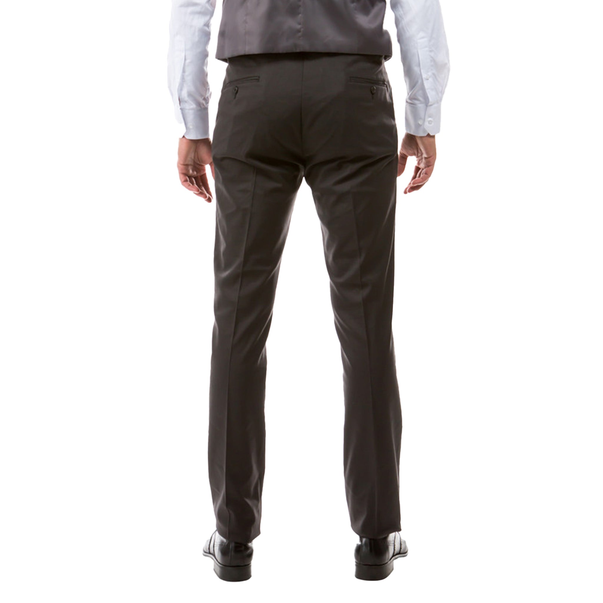 slim fit dress slacks Tiglio Flat Front Modern Fit PANTS/2560 Pants TIG1003 / 36 main image 0