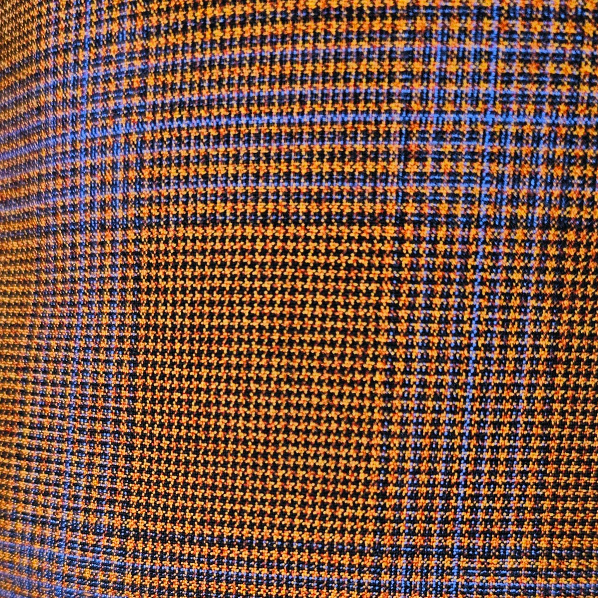 Rust Glen plaid Slim D.B. Suit