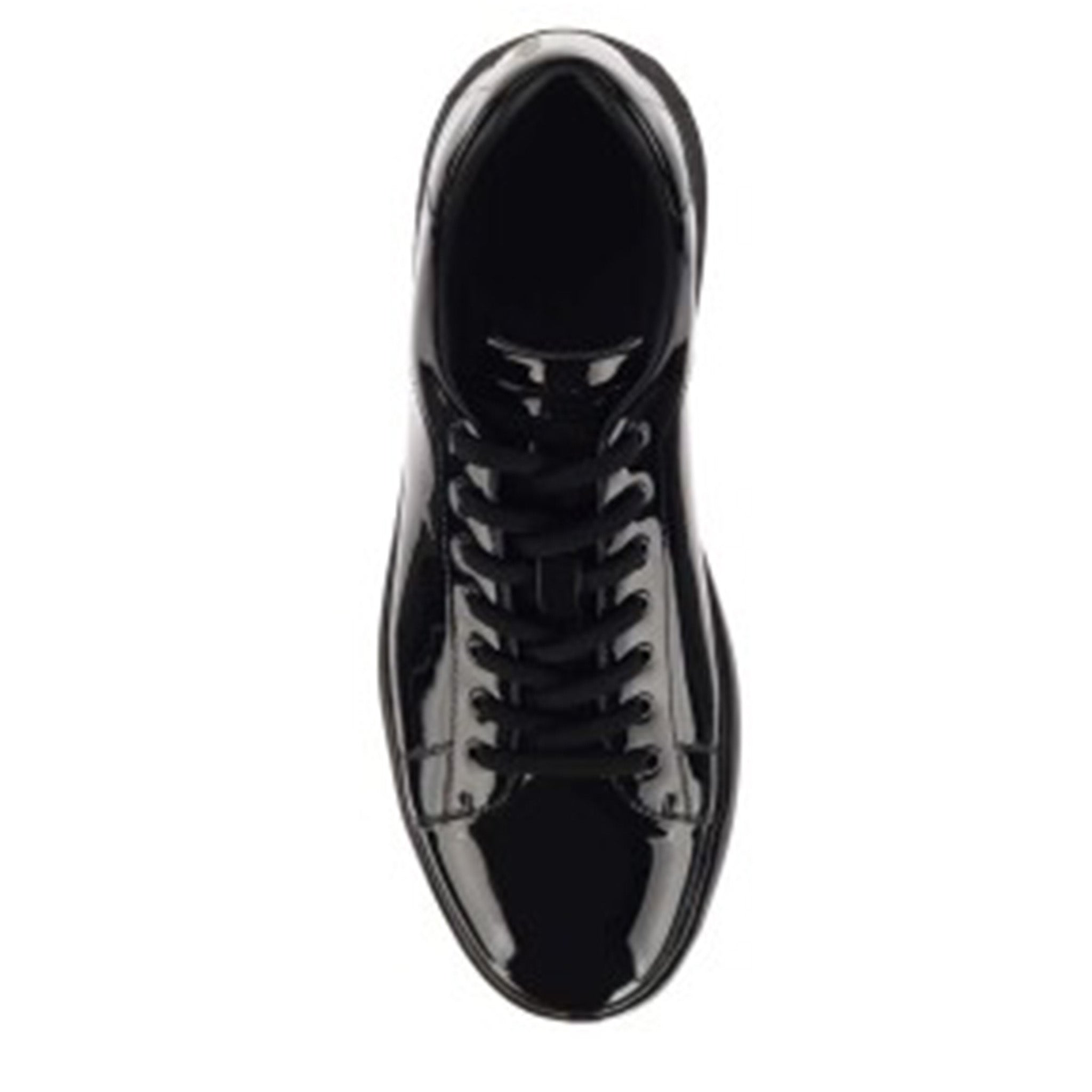 patent leather dress sneakers Modern Elegance: Black Patent Formal Sneaker