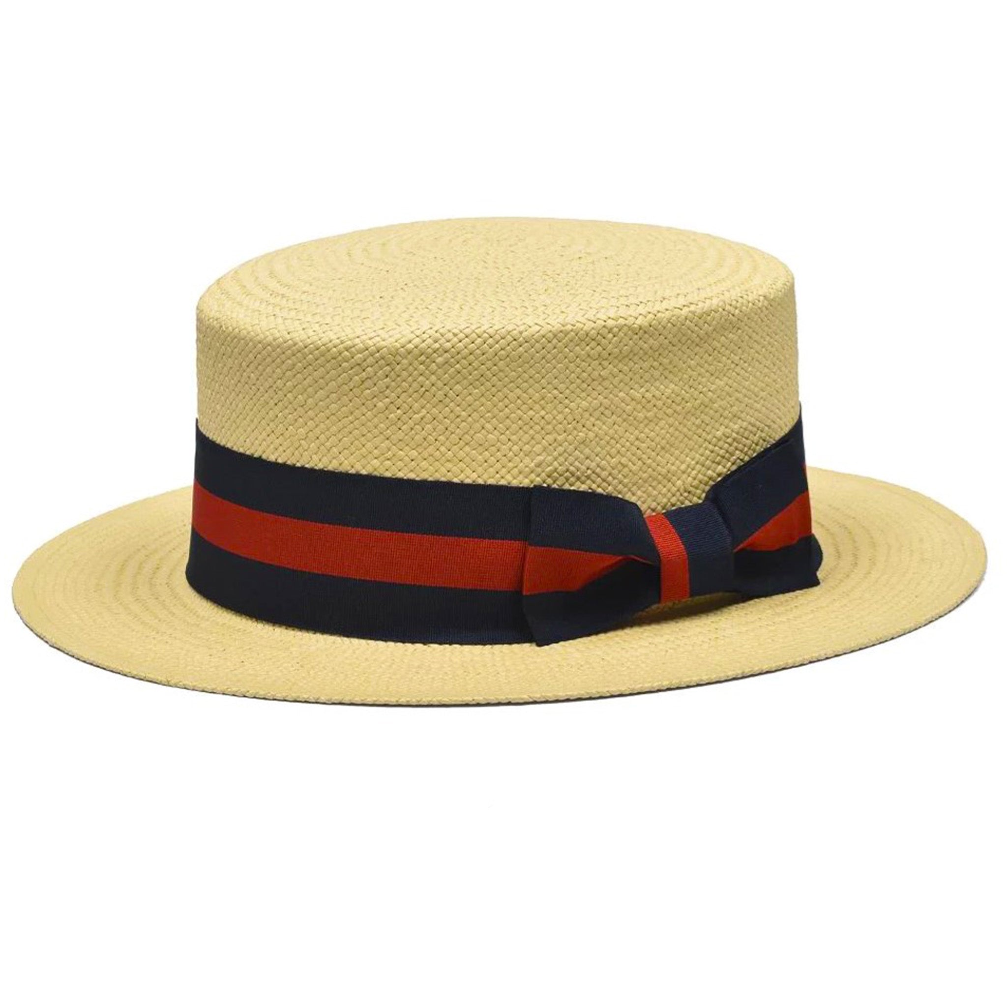 Italia Straw Boater Hat
