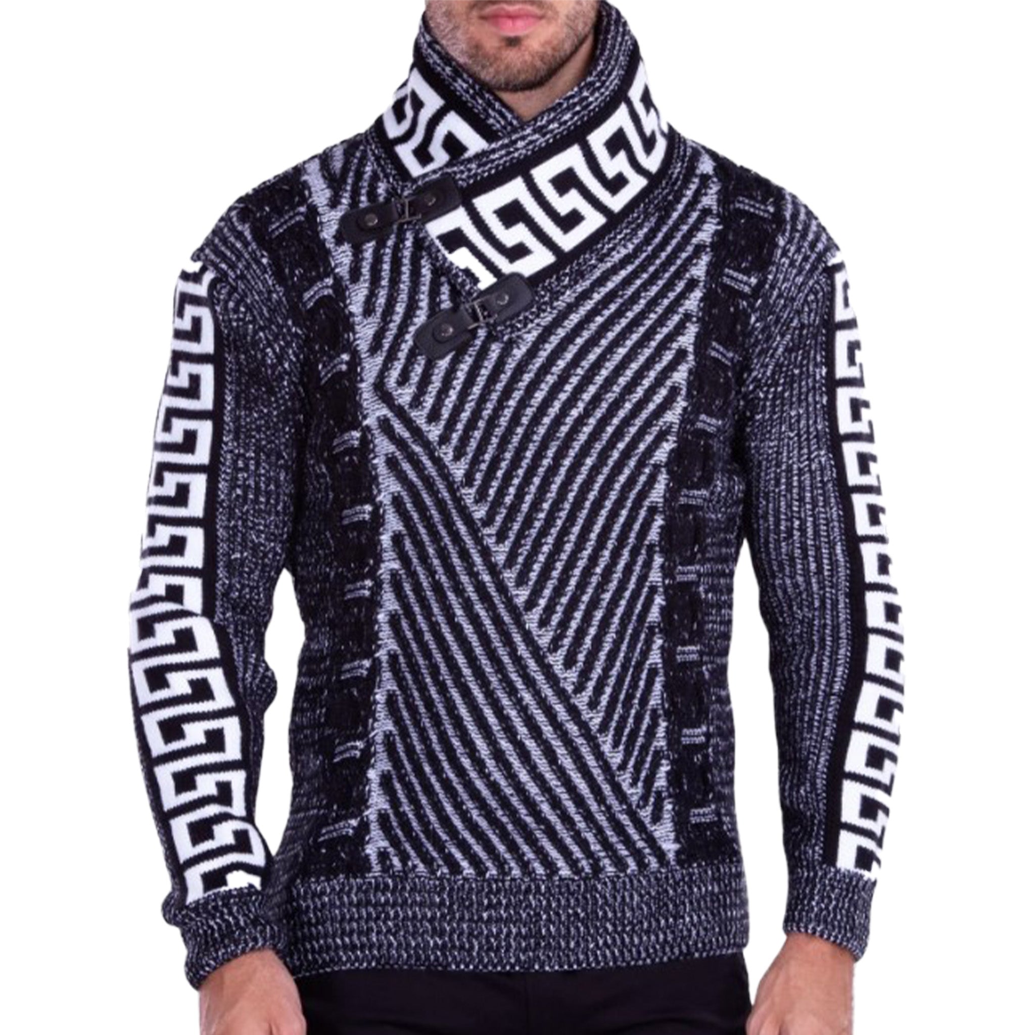 Black Fashion Cowl Neck Sweater