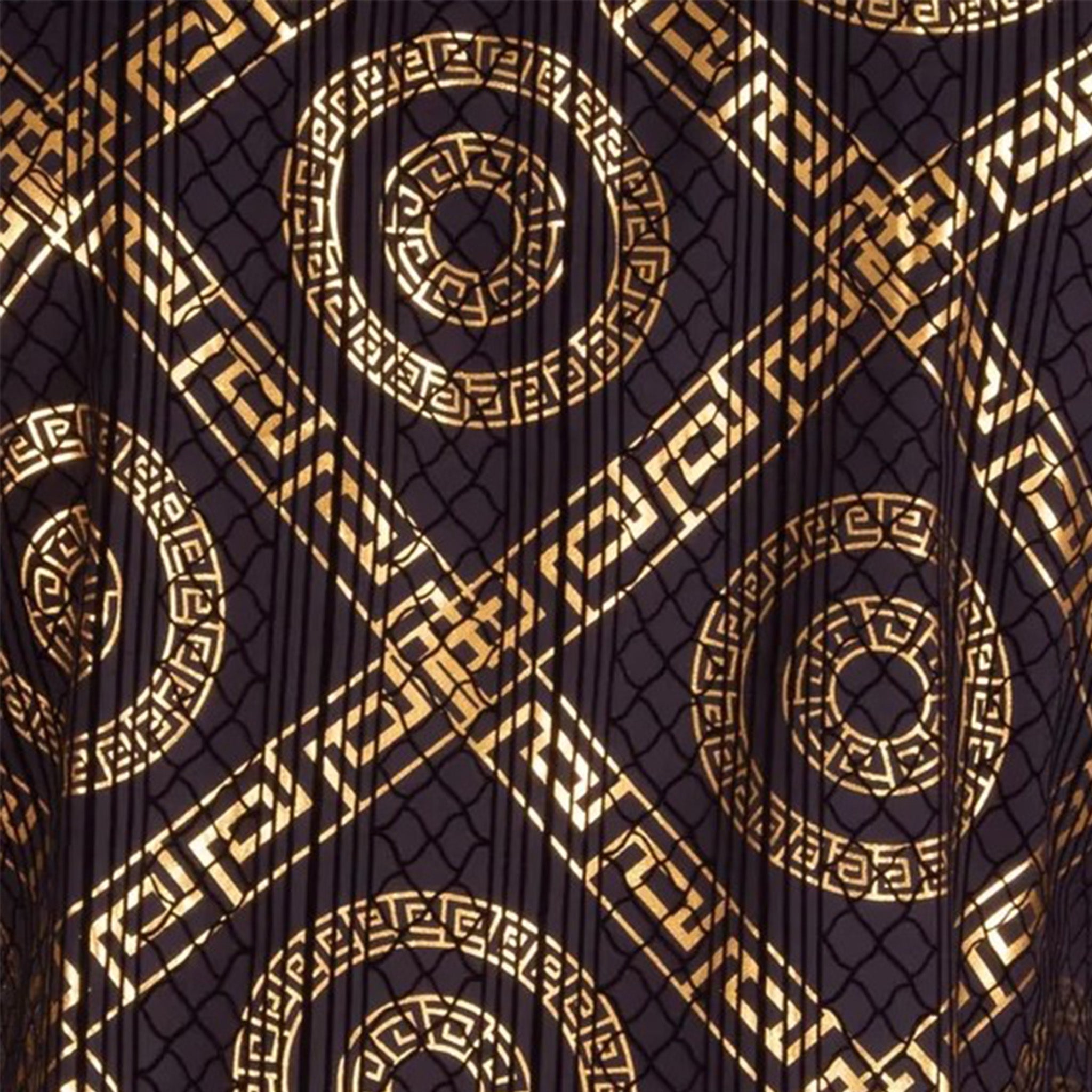 Gold Foil Print Fashion Shirt