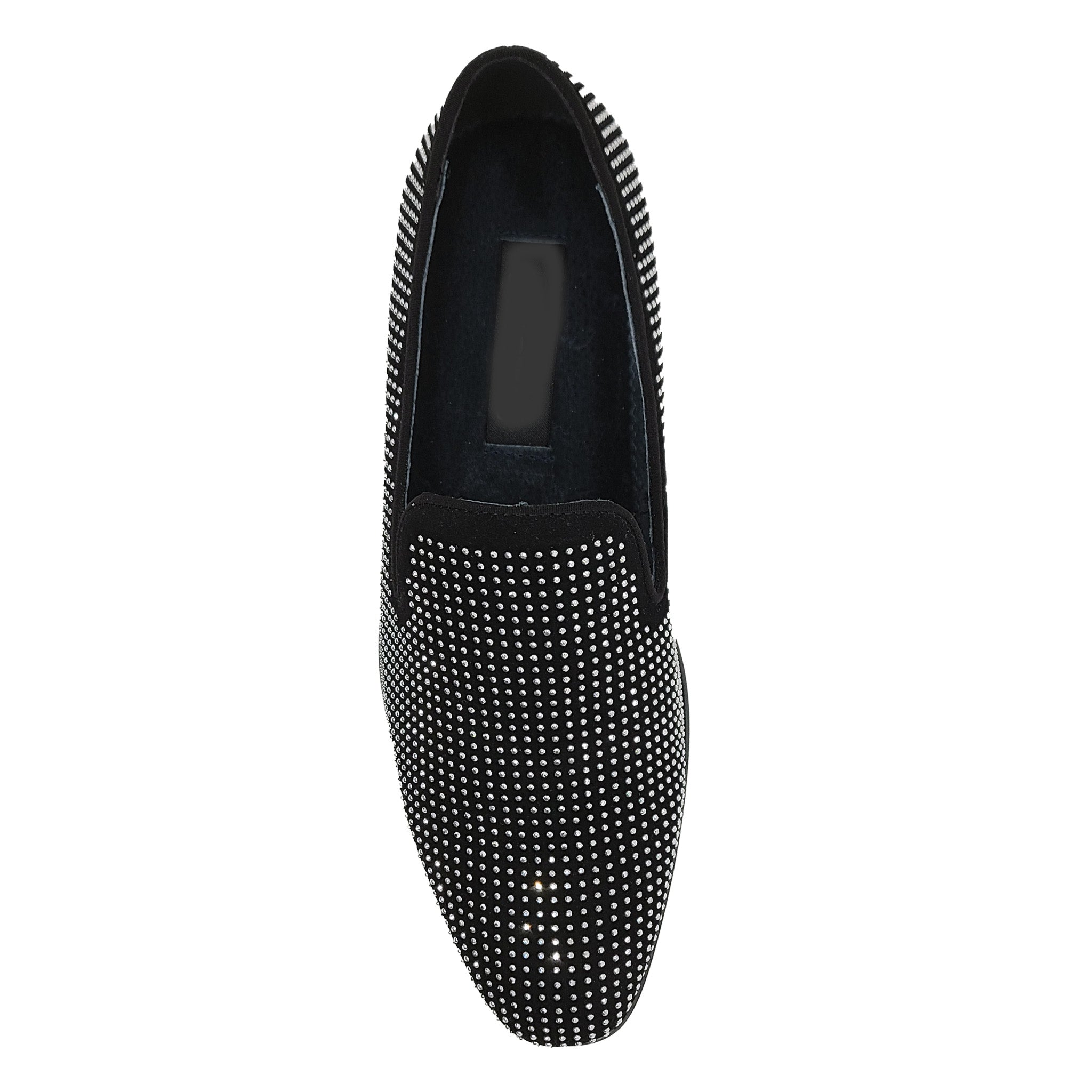 Black Crystal Studded Formal Loafers– D&K SUIT DISCOUNTERS