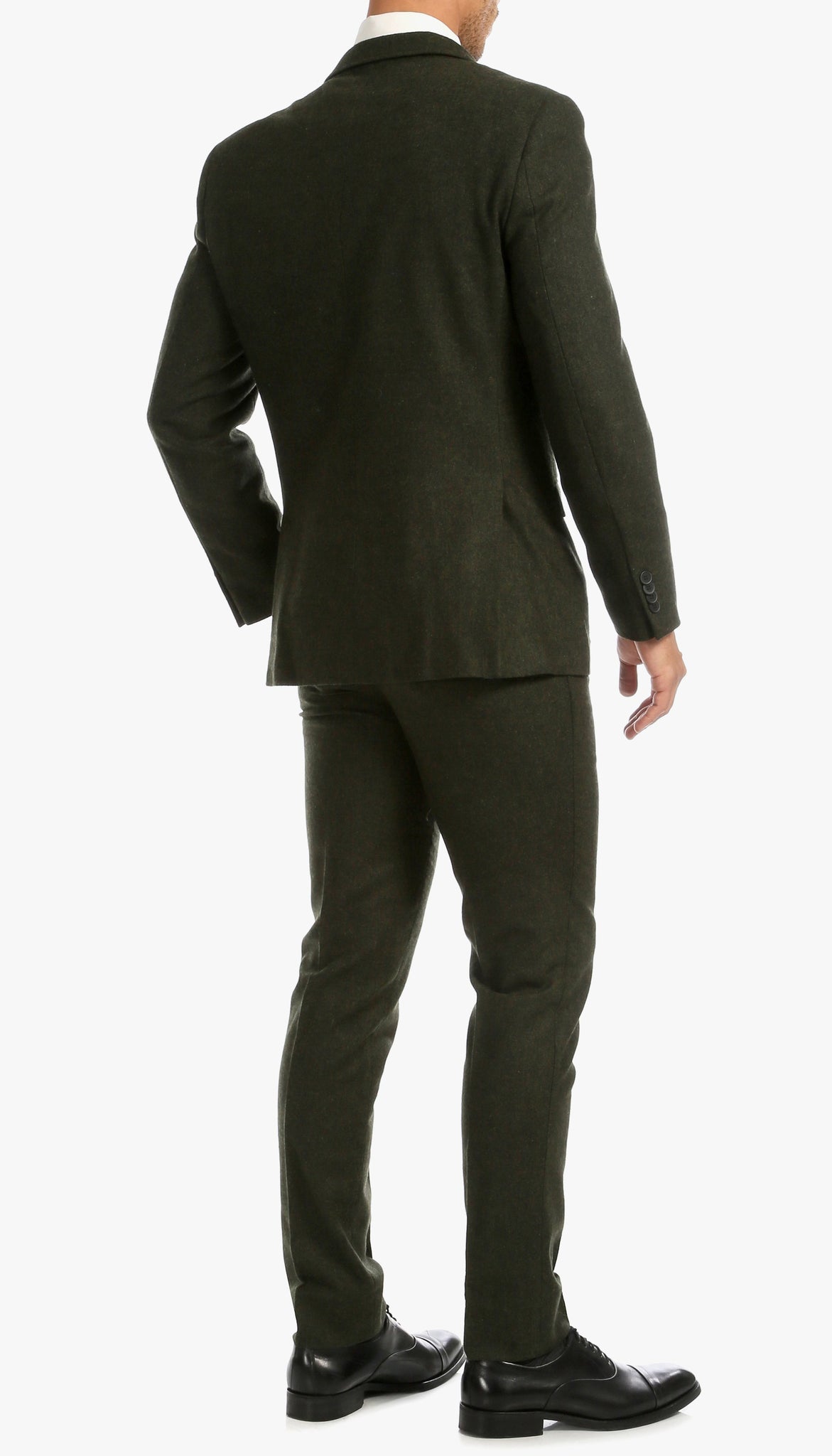 H. Green Slim Fit 3 Piece Tweed Suit