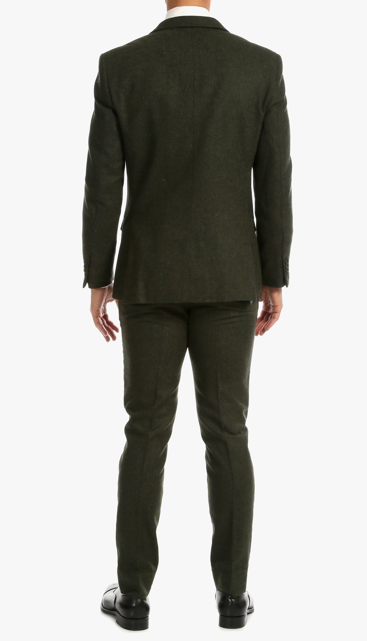 H. Green Slim Fit 3 Piece Tweed Suit