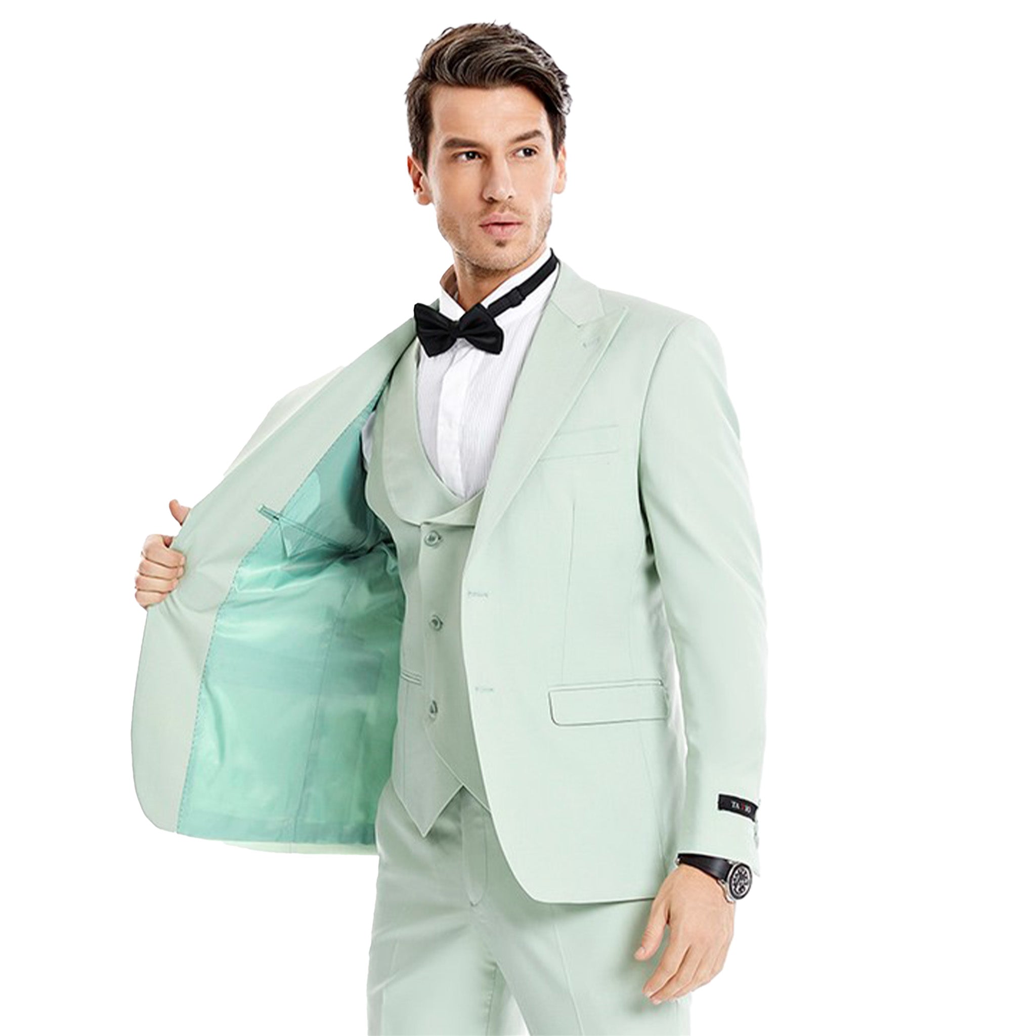 Skinny Fit Mint 3pc Suit