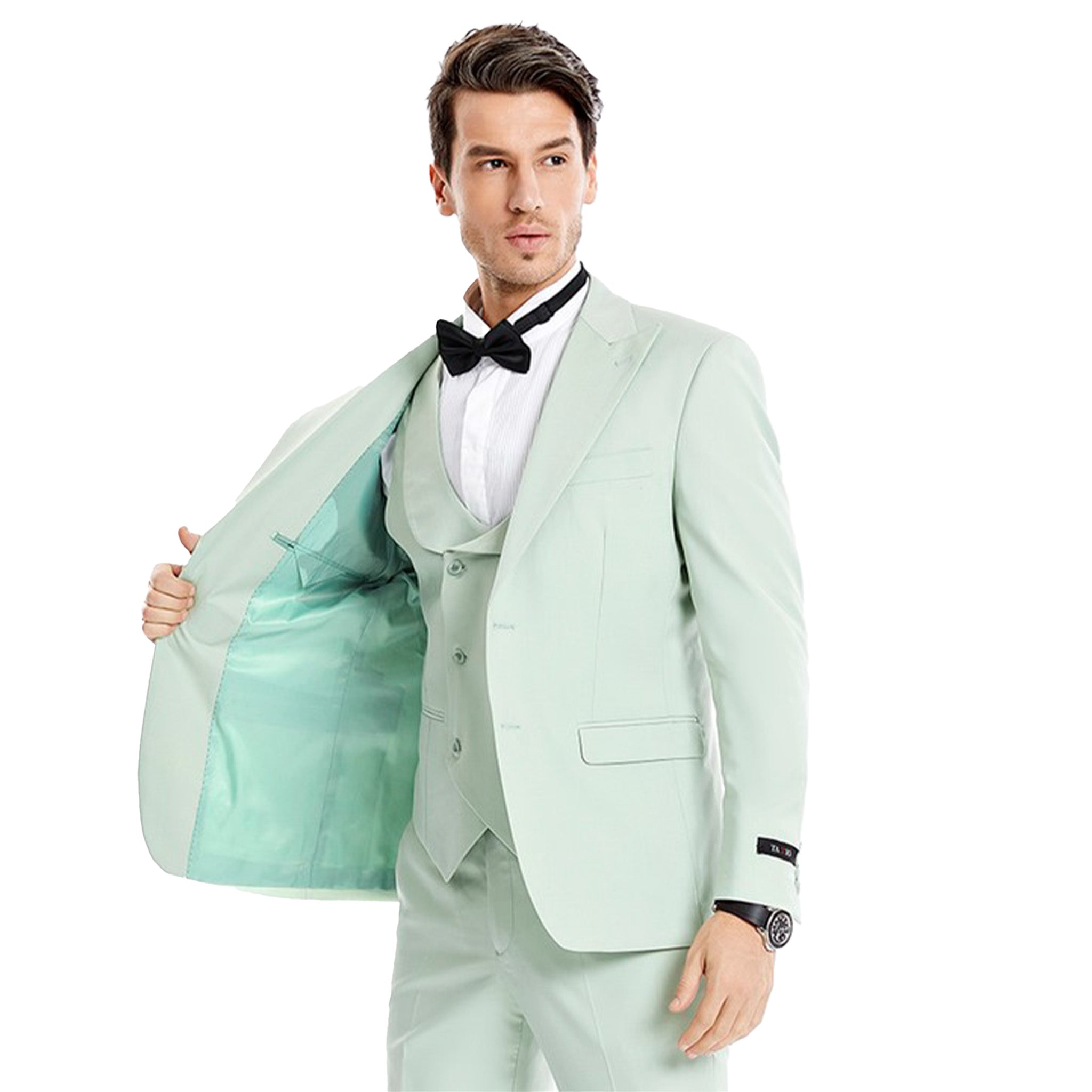 Skinny Fit Mint 3pc Suit