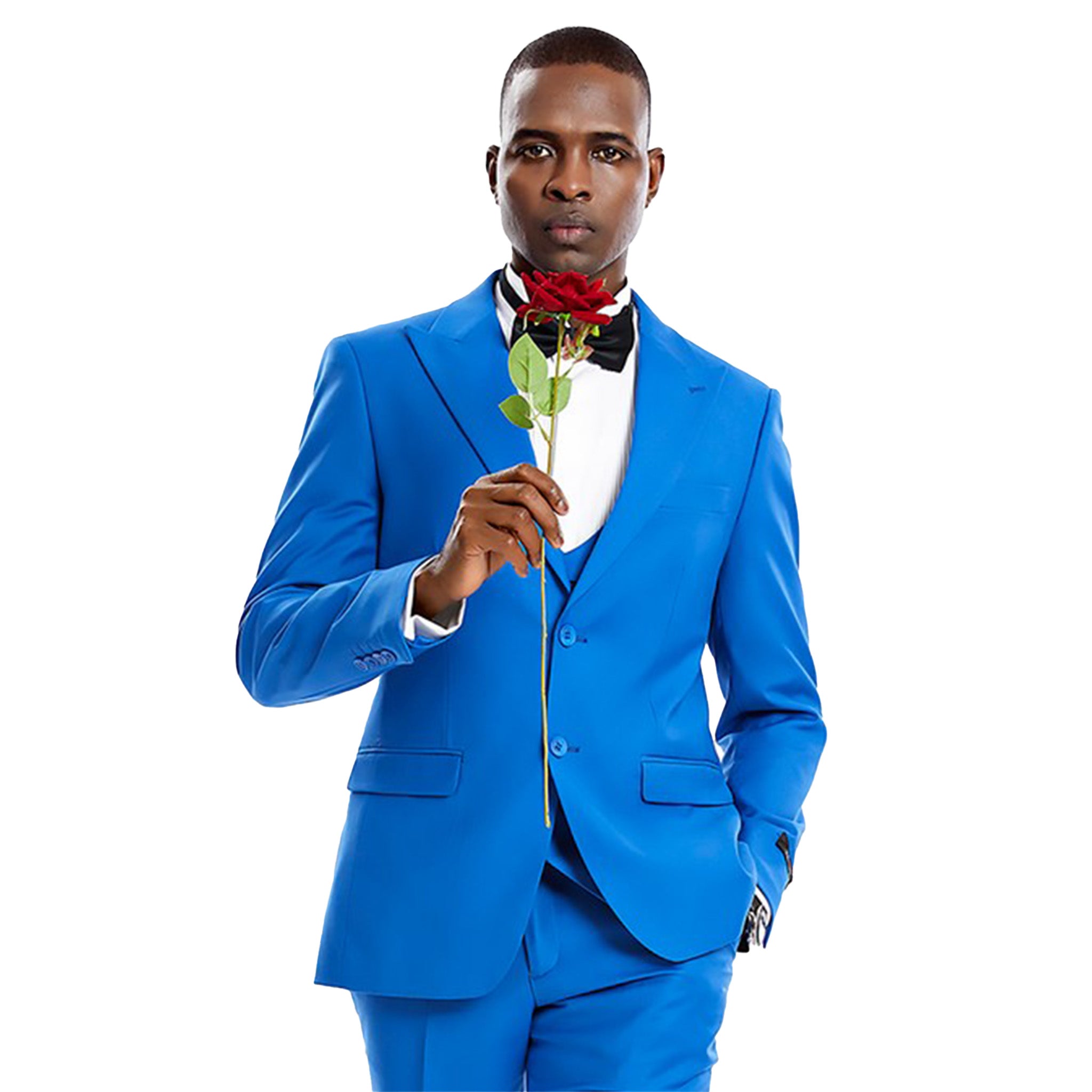 Elevate Your Style: Discover the Skinny Fit Royal Blue 3pc Suit | DNK Mobile USA Regular / 50 Elevate Your Style: Discover the Skinny Fit Royal Blue 3pc Suit | DNK Mobile USA Regular / 50