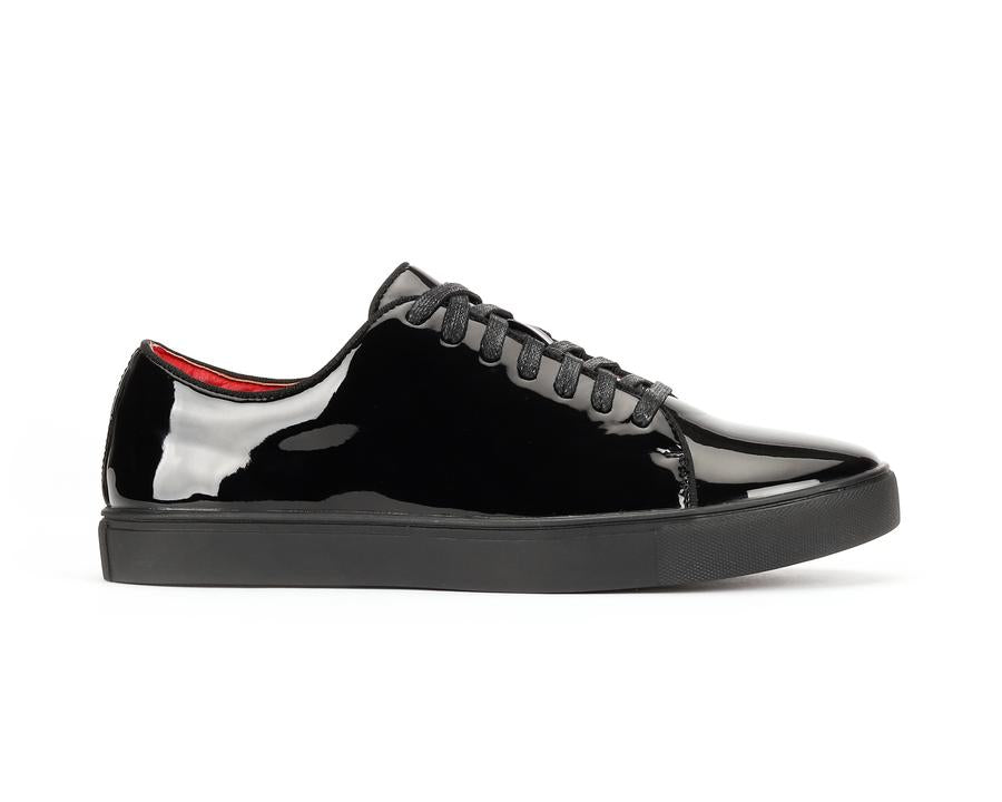 Black Patent Formal Sneaker