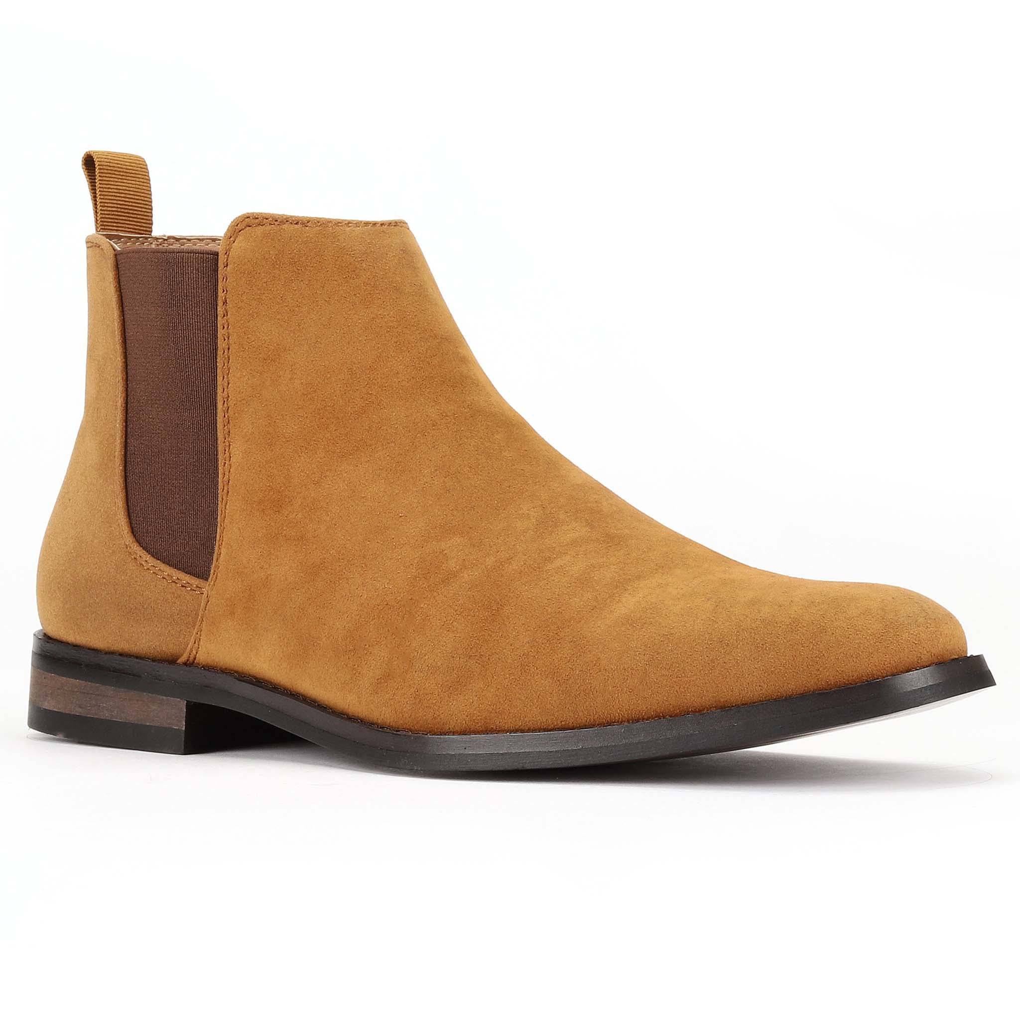 Camel Men's Suede Chelsea Boot