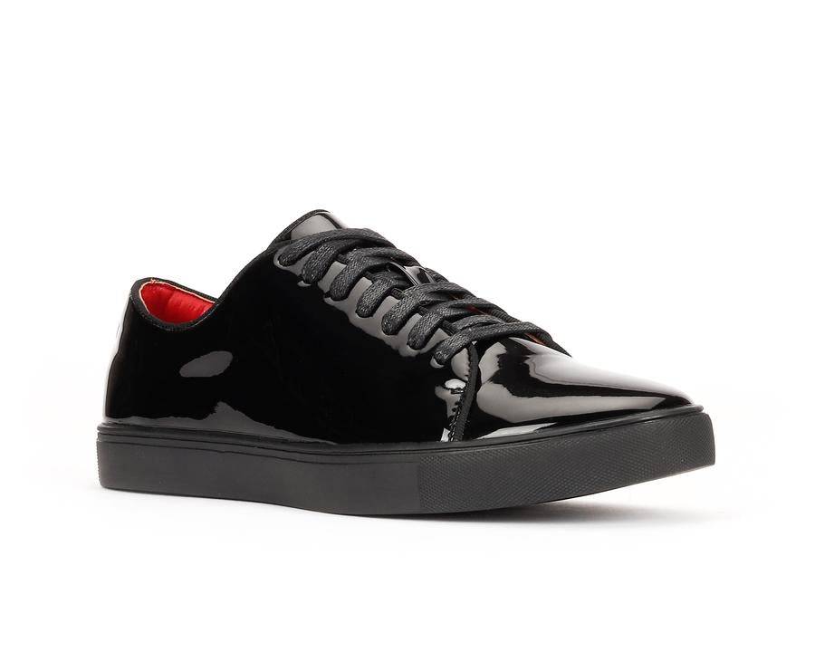 patent leather dress sneakers Santino Luciano S441 Patent Leather Sneakers
