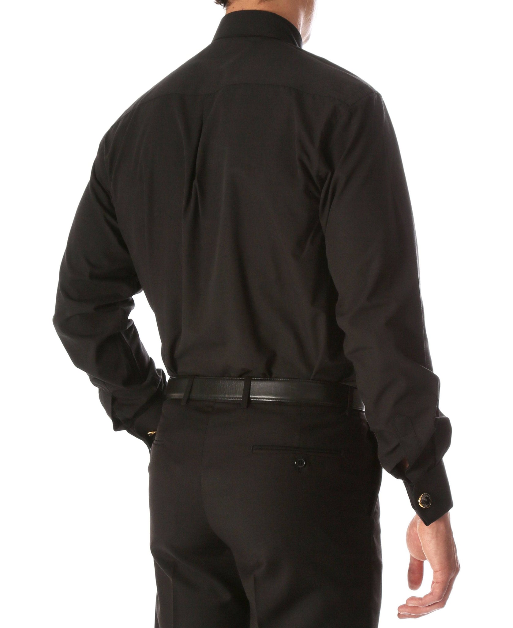 Men's Black Clergy Shirt