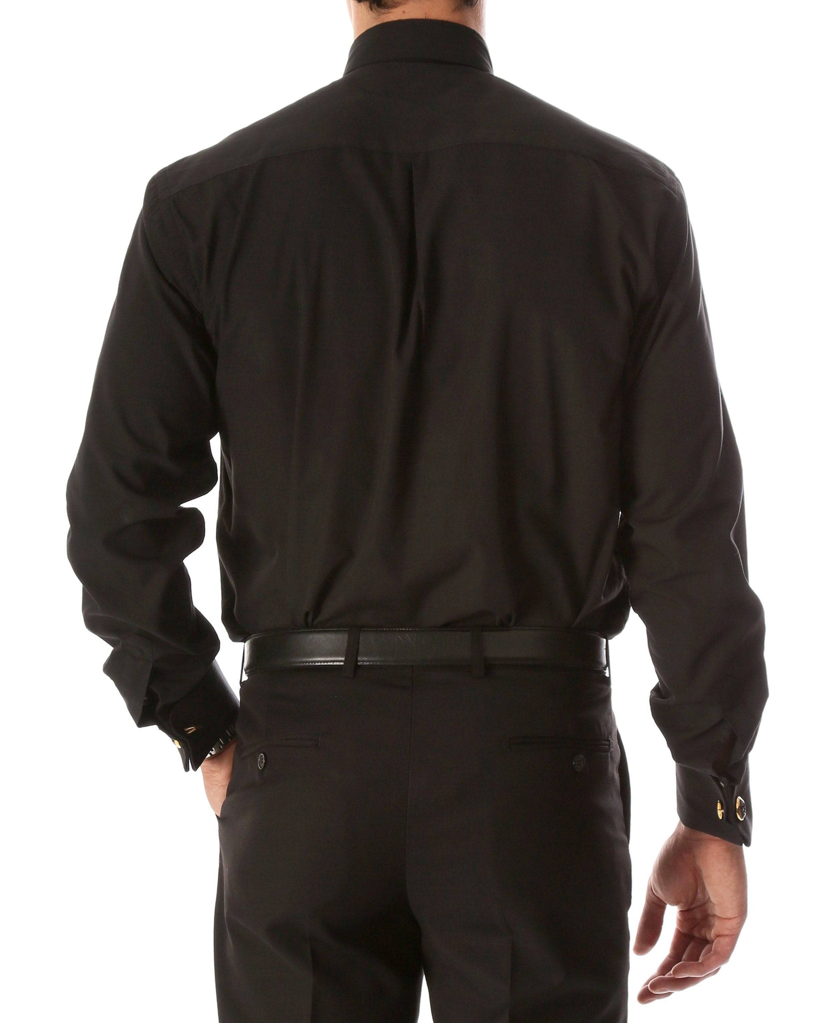 Men's Black Clergy Shirt