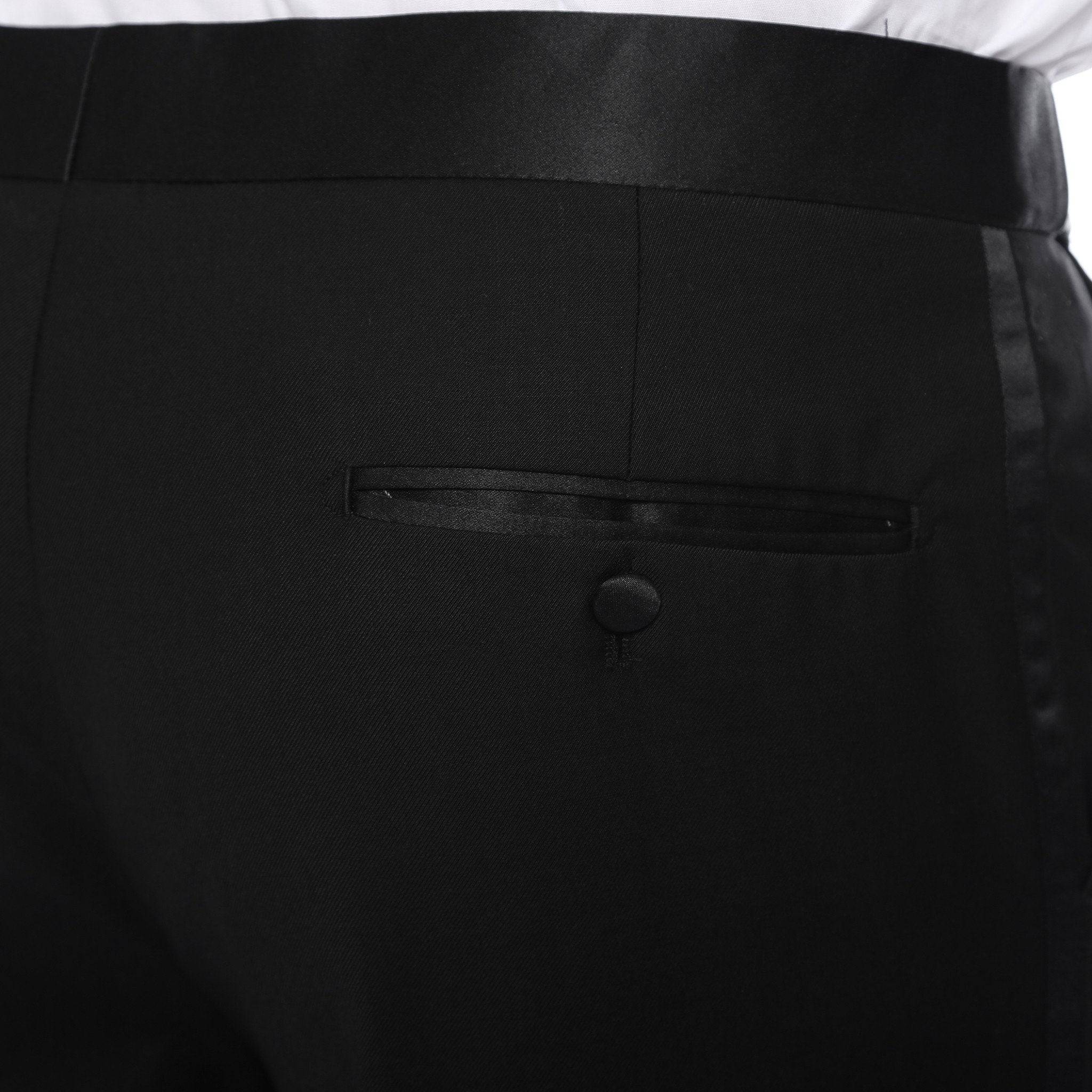 Slim Fit Black Tails Tuxedo