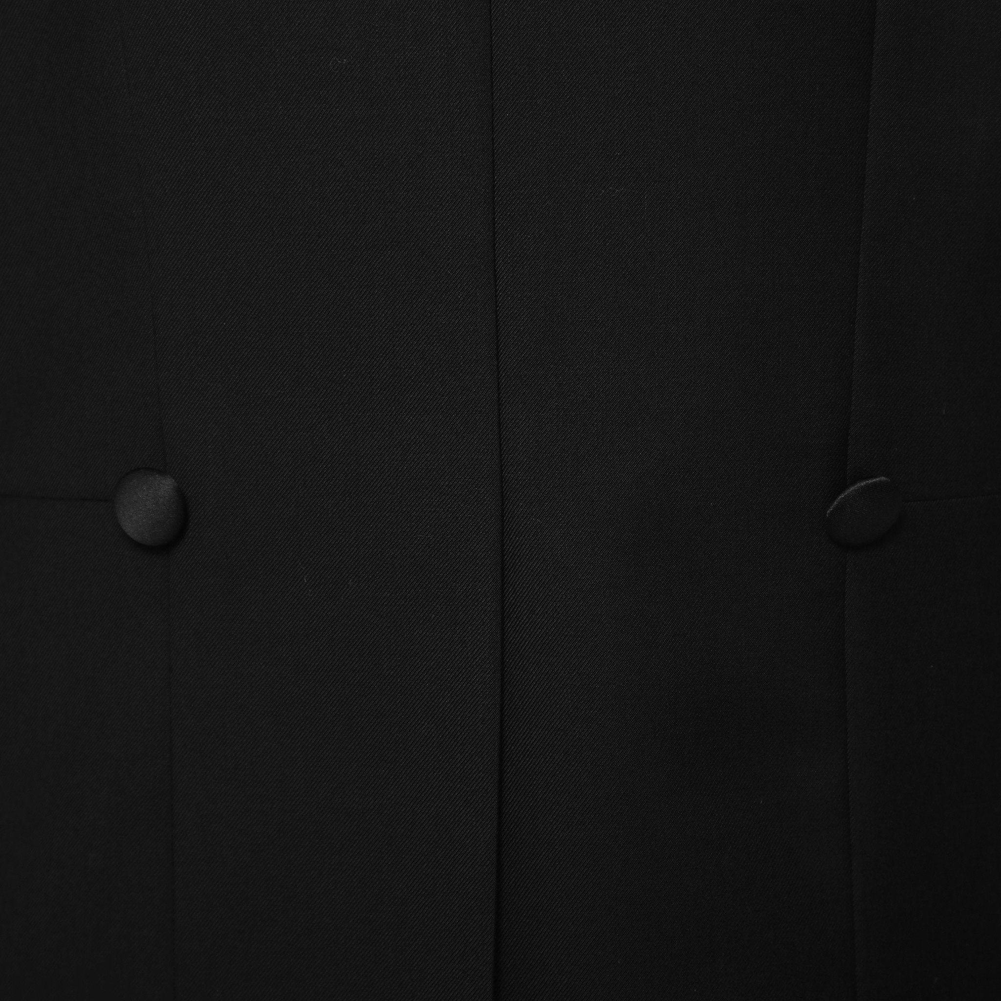 Slim Fit Black Tails Tuxedo