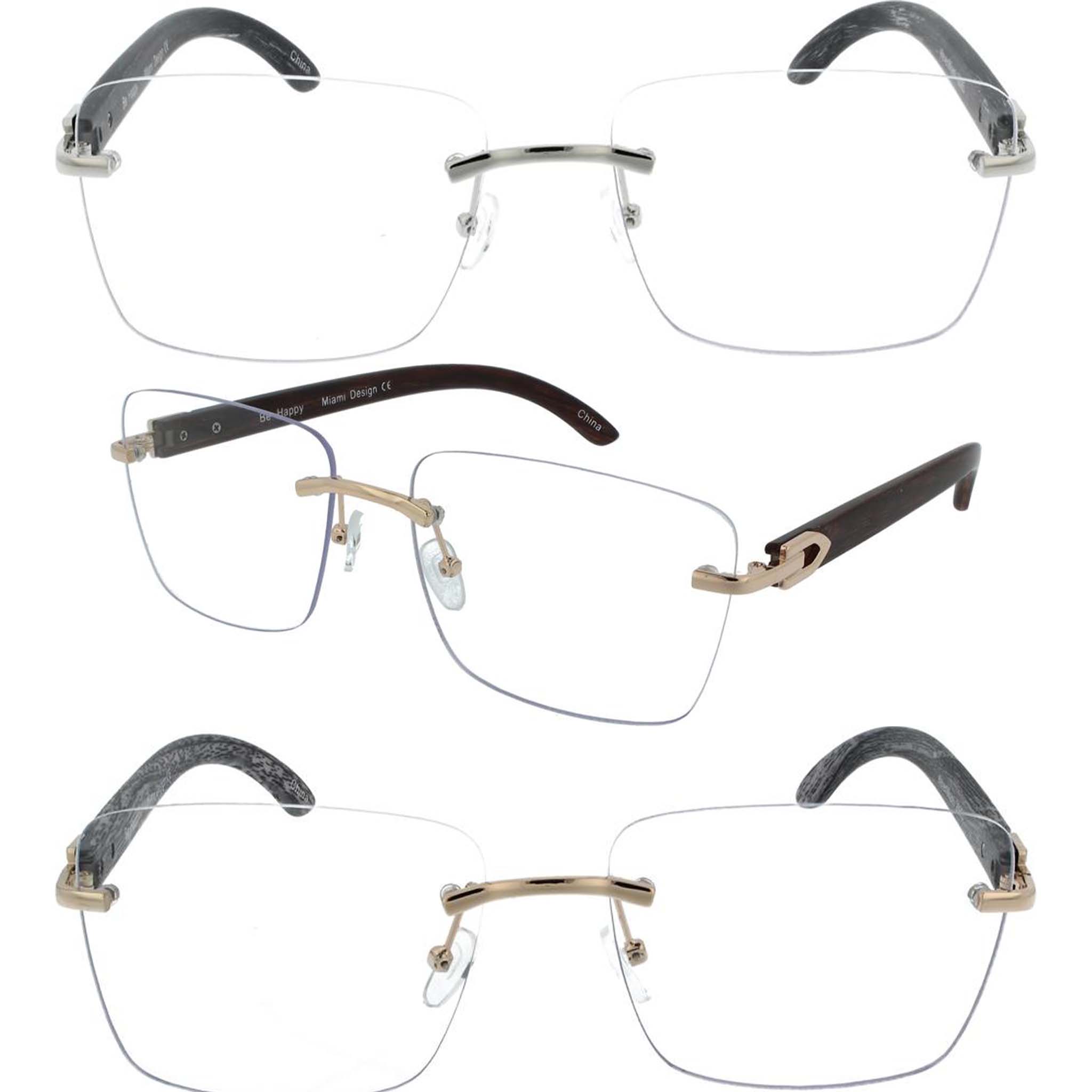11 Miami Fashion Clear Lens Glasses