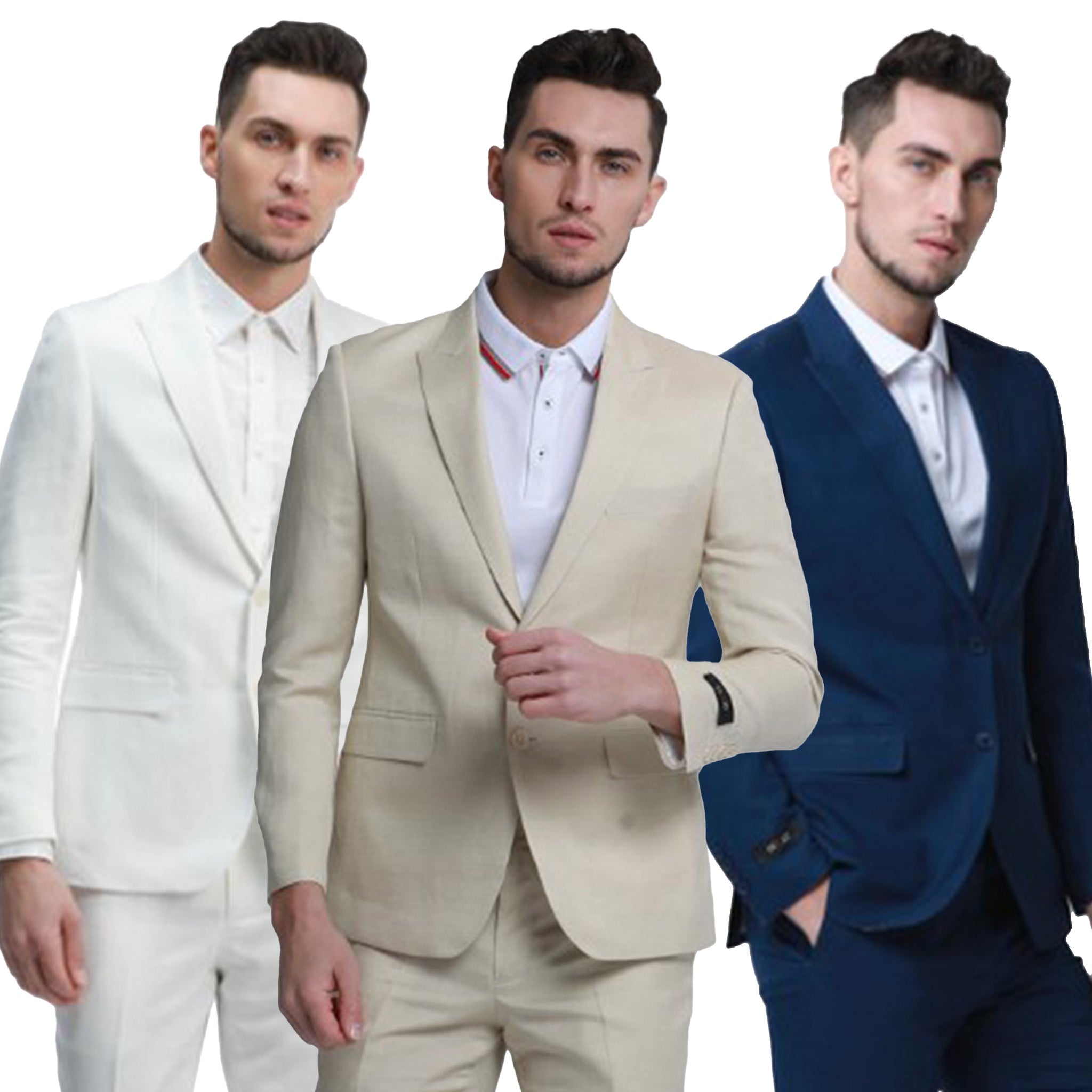 Stand Out in Style: Sean Alexander Skinny Fit Tan Suit | DNK 