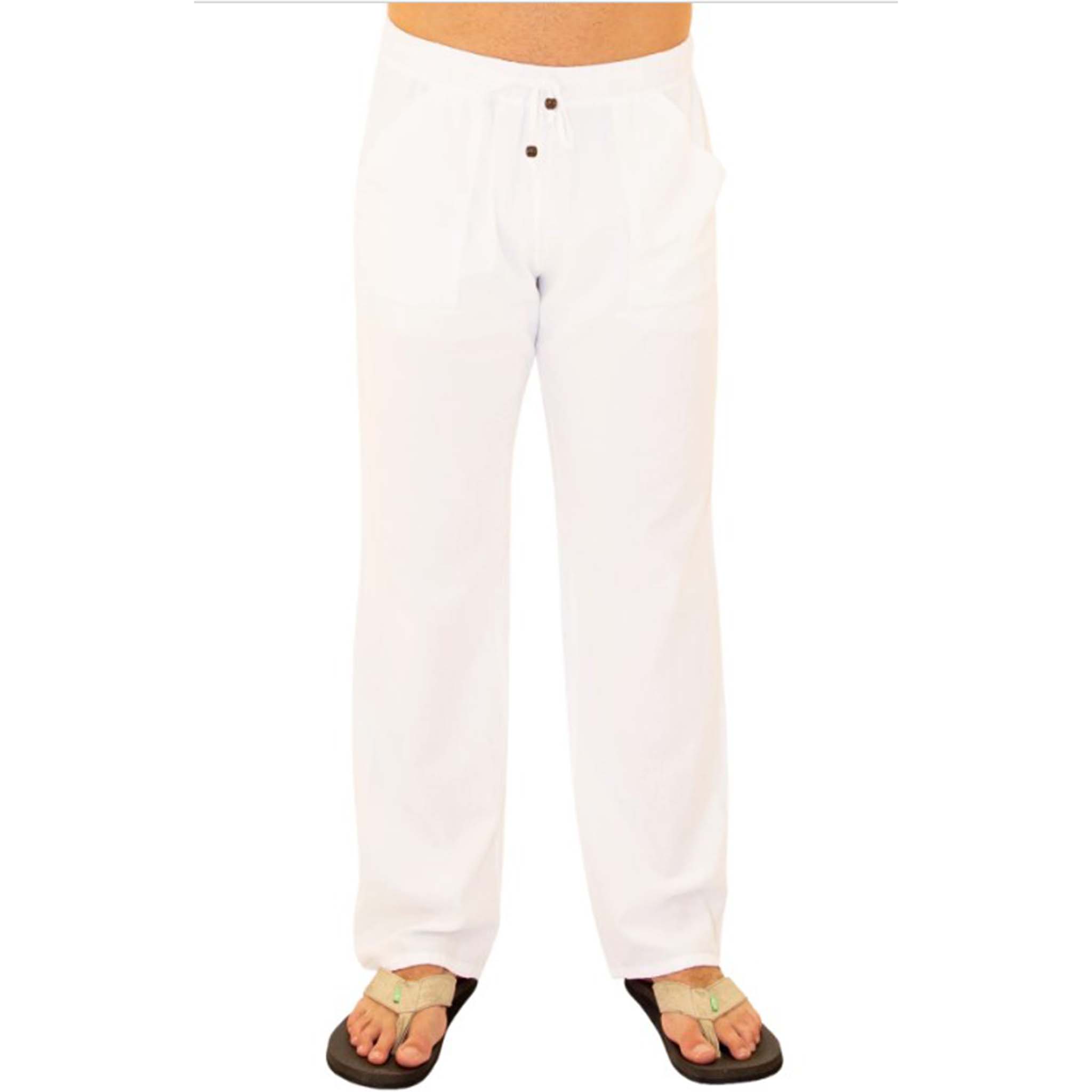 White Resort Wear Pants