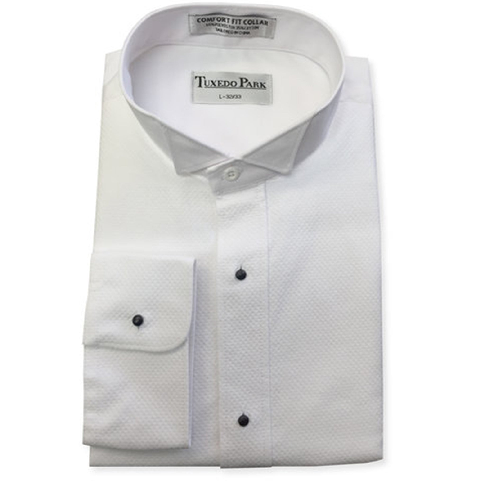 White Pique Formal Shirt