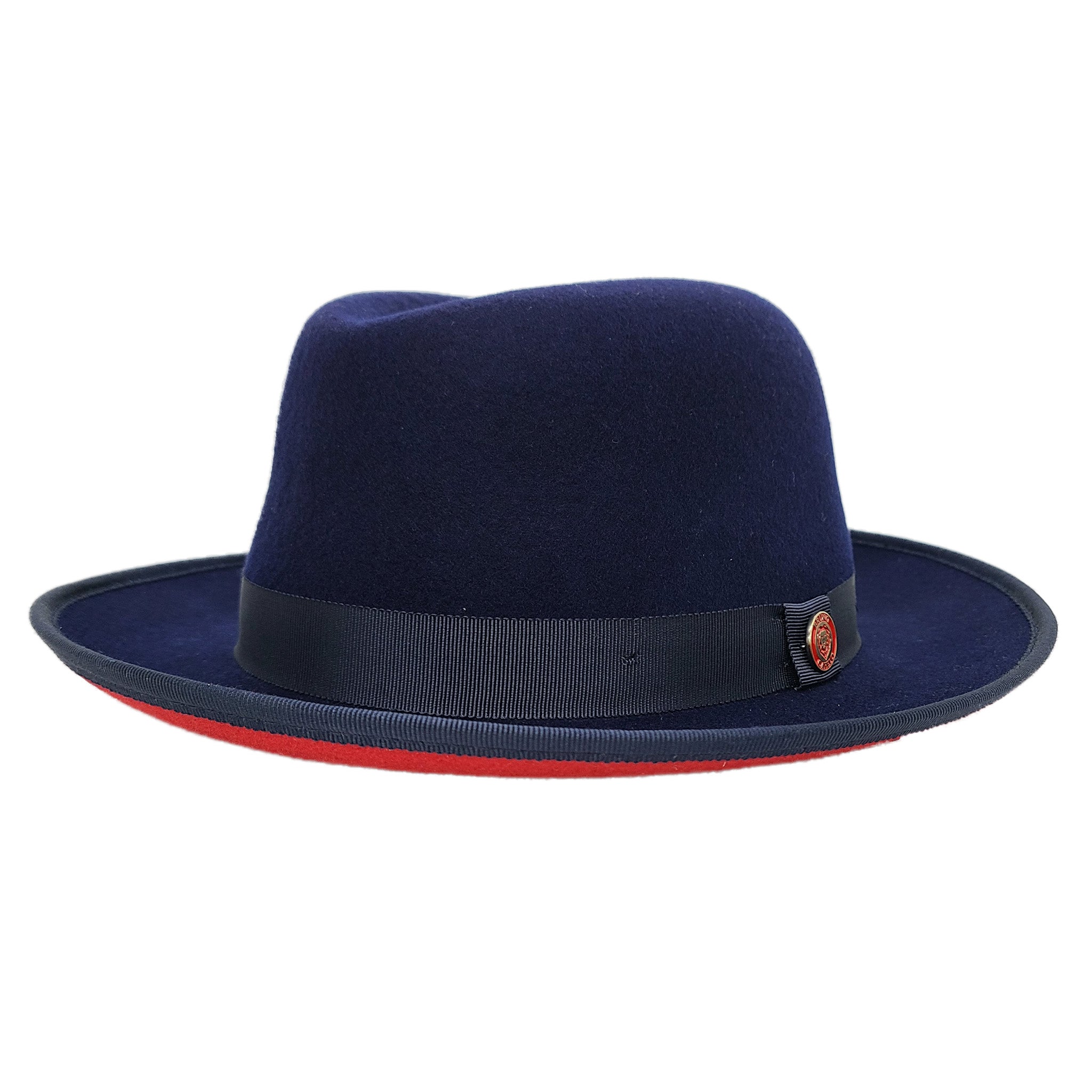 Hat Bottom View Navy Red Contrast Bottom Hat | Elevate Your Summer Style with Timeless ...