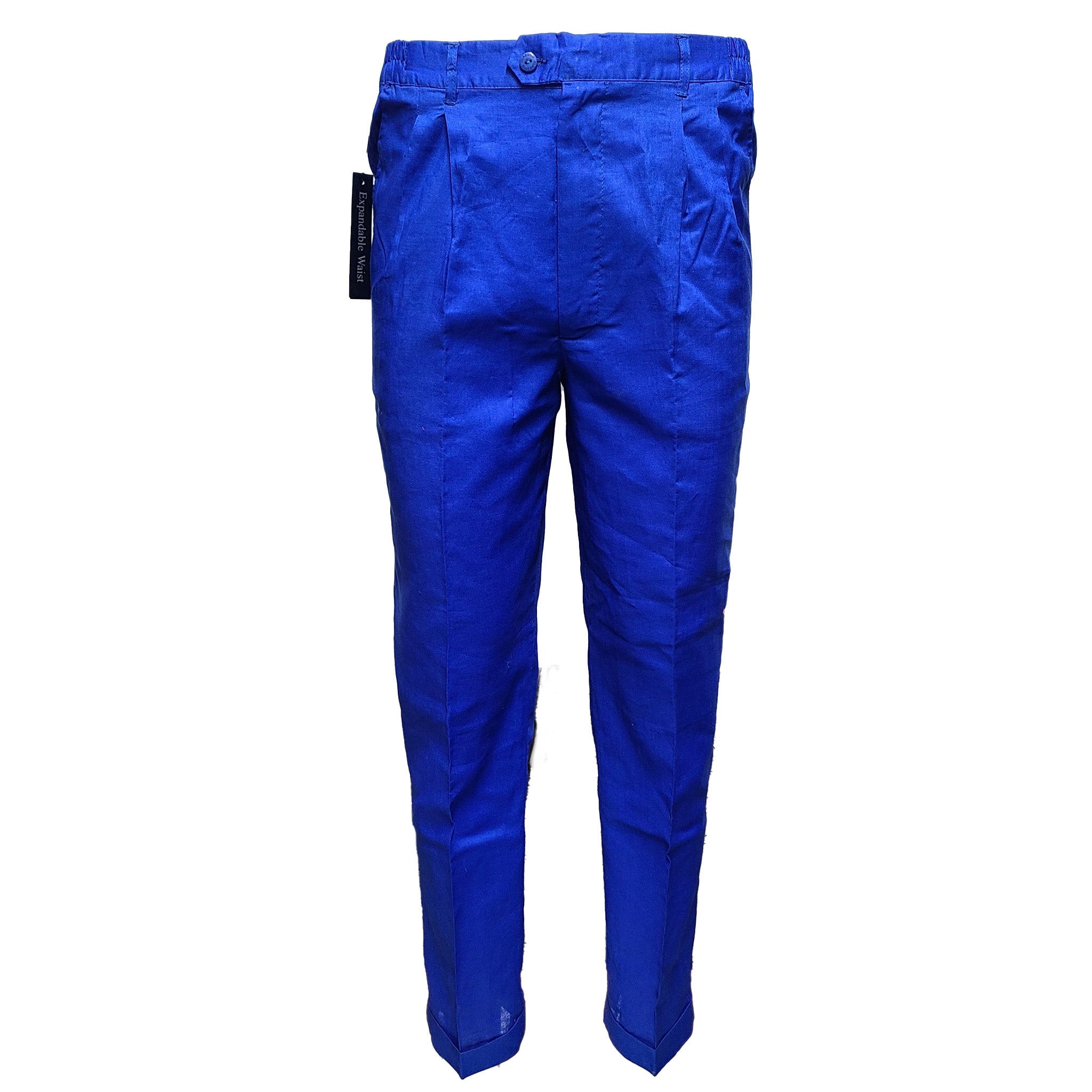 Men's Royal Blue Linen Leisure Suit | D&K SUIT DISCOUNTERS