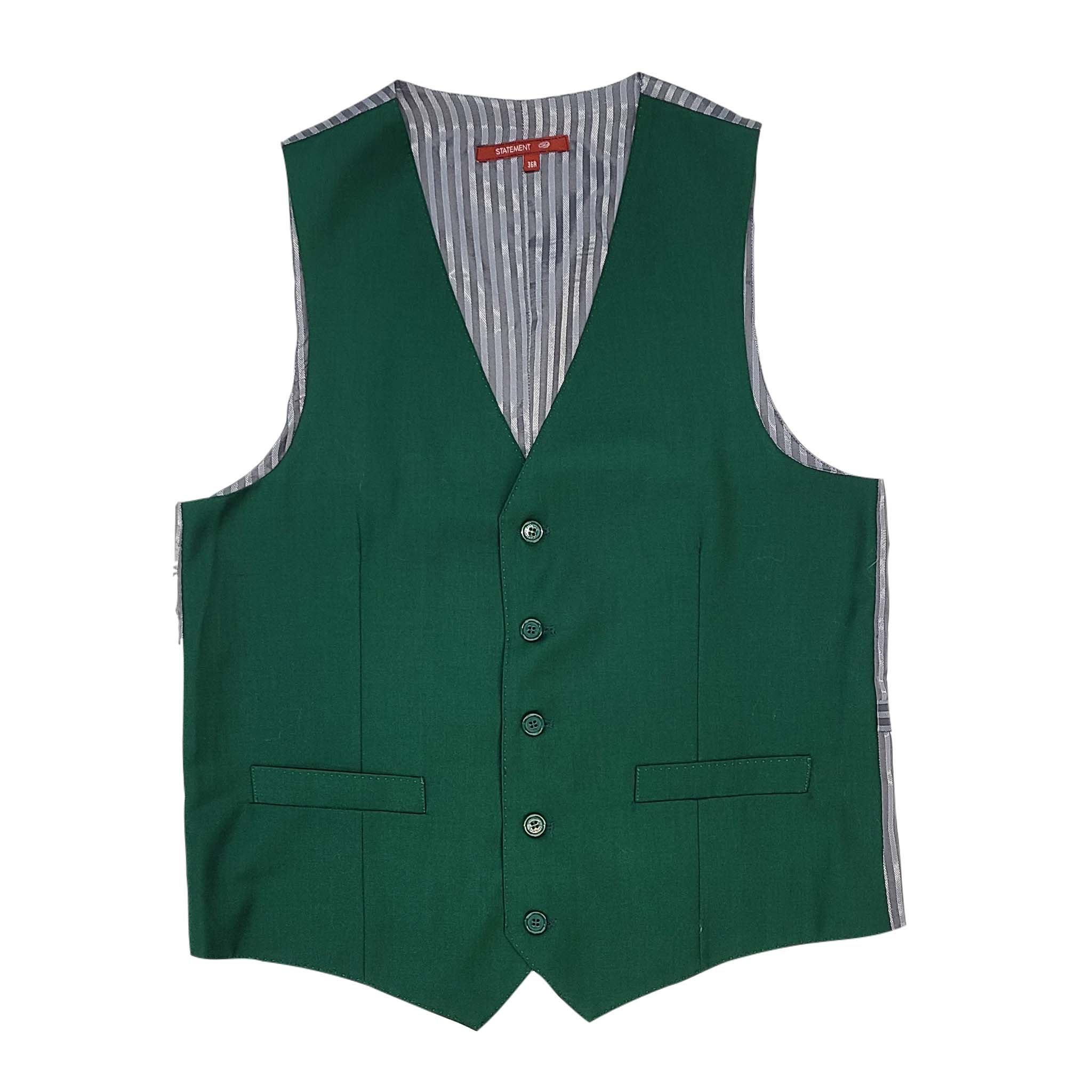 Elevate Your Elegance: Forrest Green Tailored Fit 3pc Suit