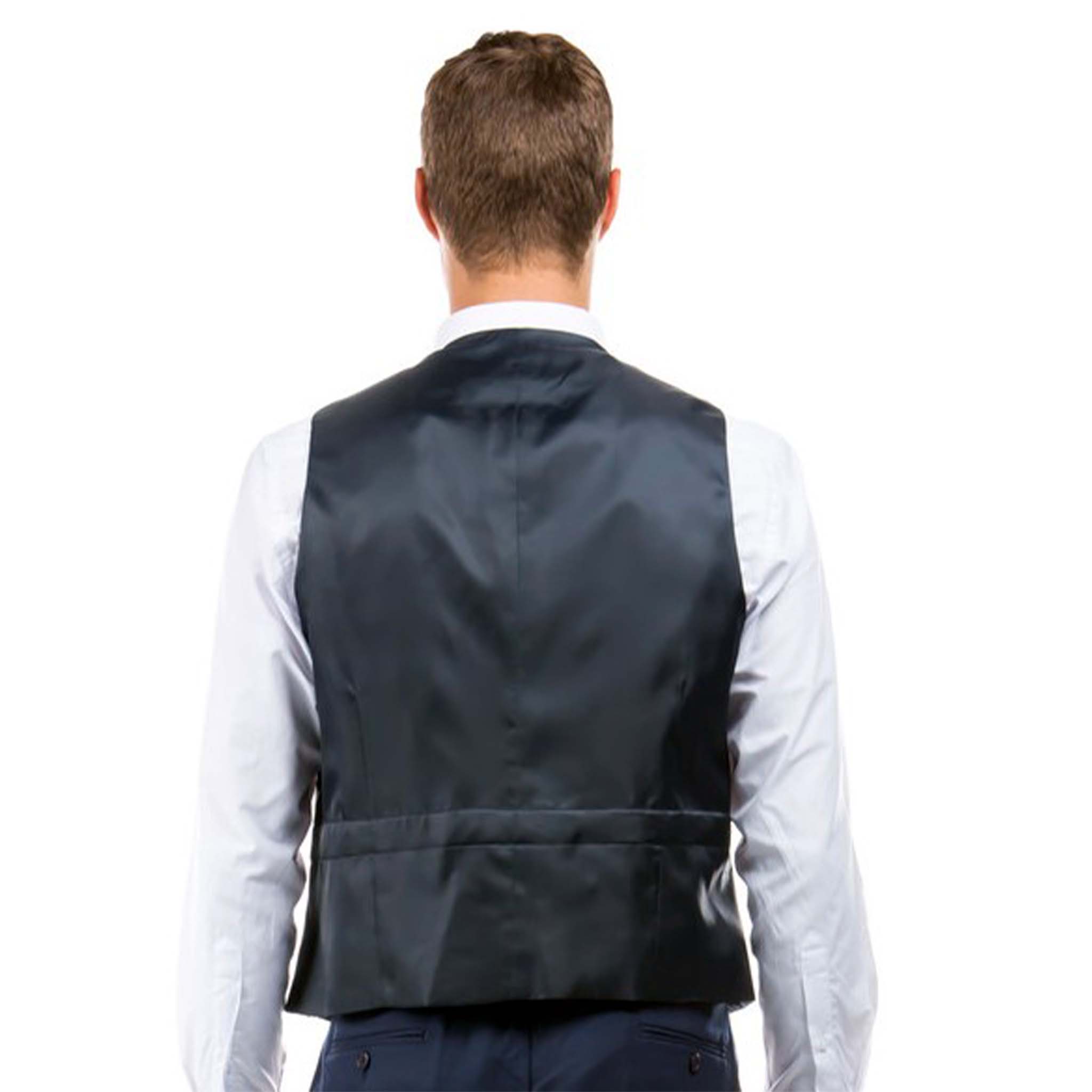 Men's Navy Modern Fit Suit Vest