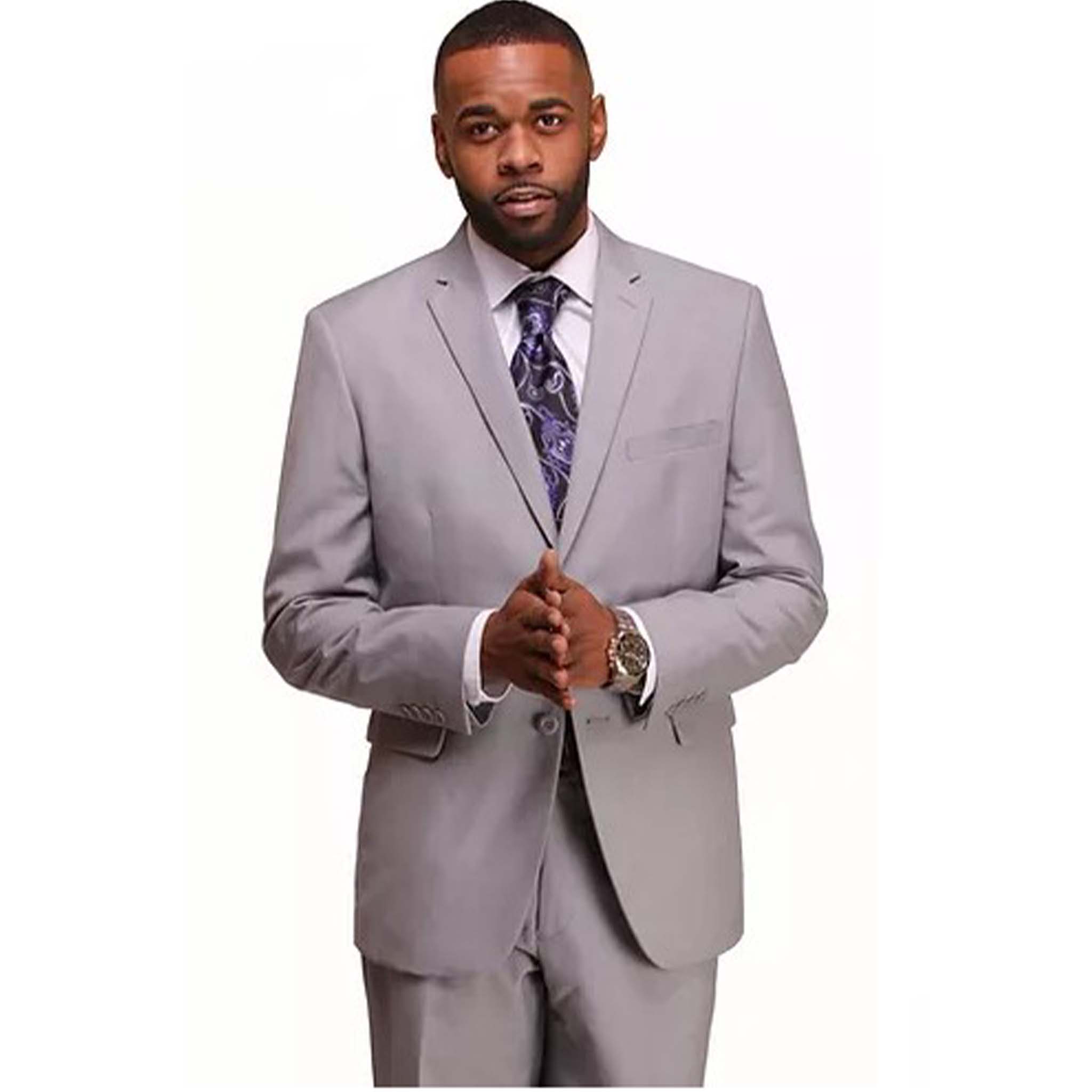 Men's Modern Fit Lt. Grey Suit