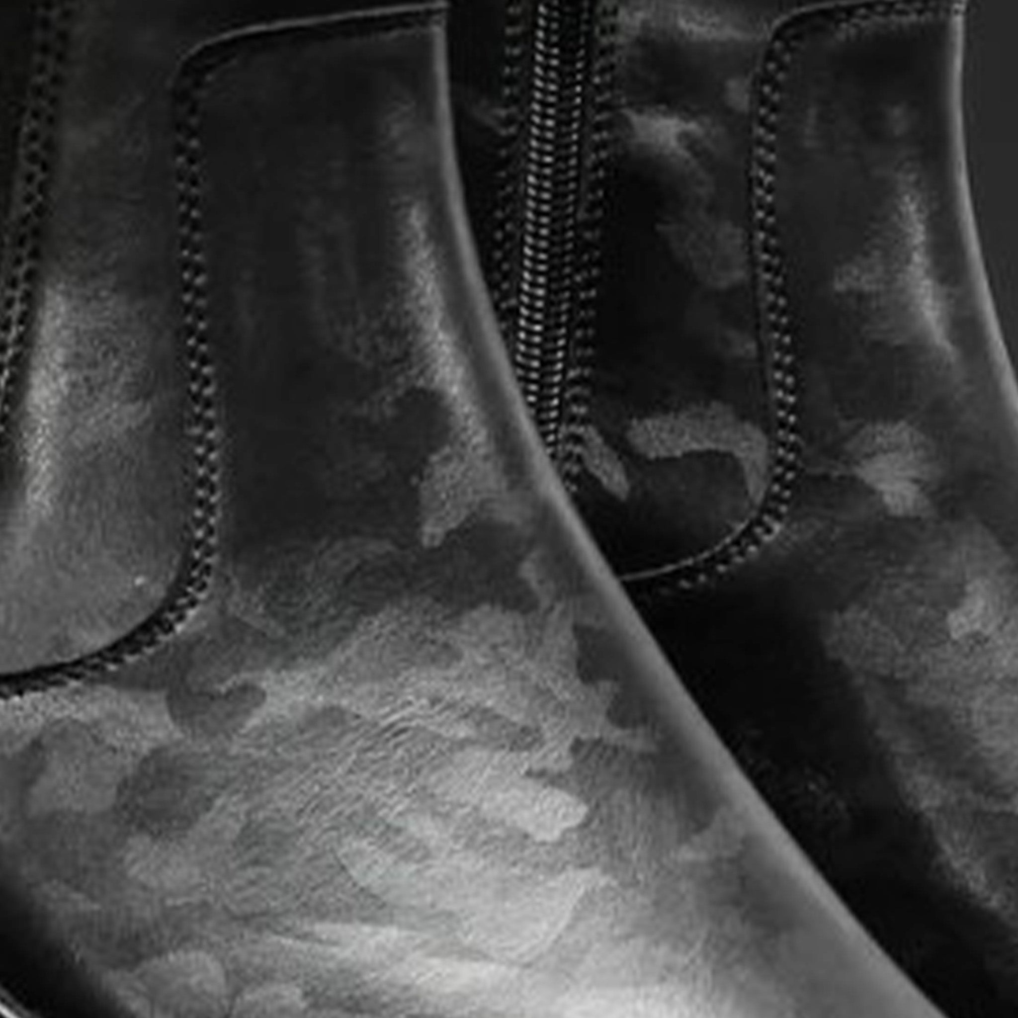 Black Leather Chelsea Boot